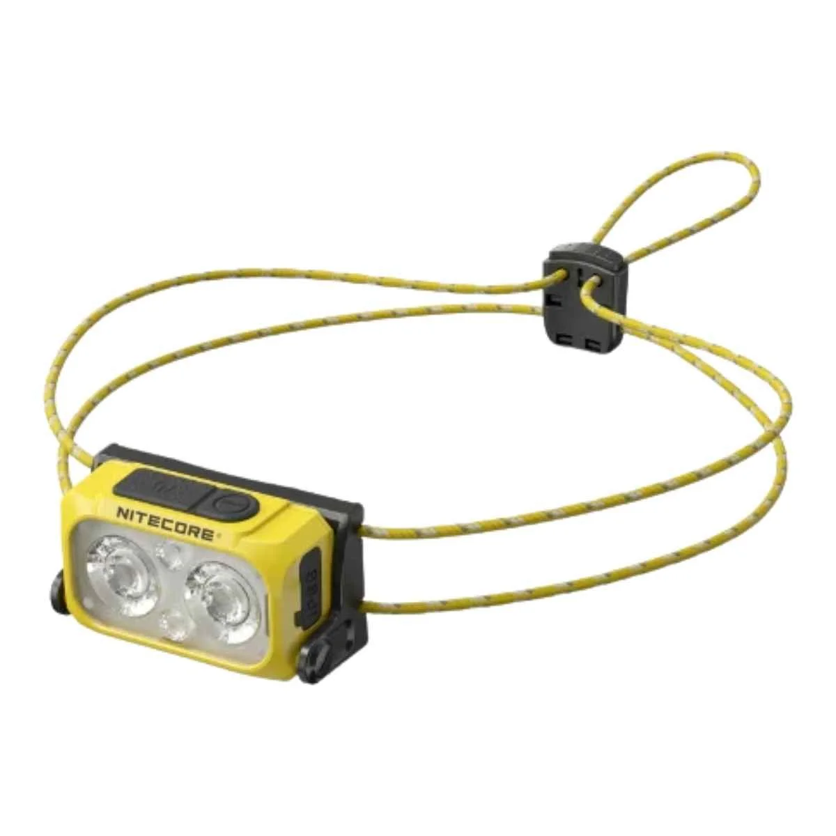 The Nitecore NU25 MCT UL in bright yellow.