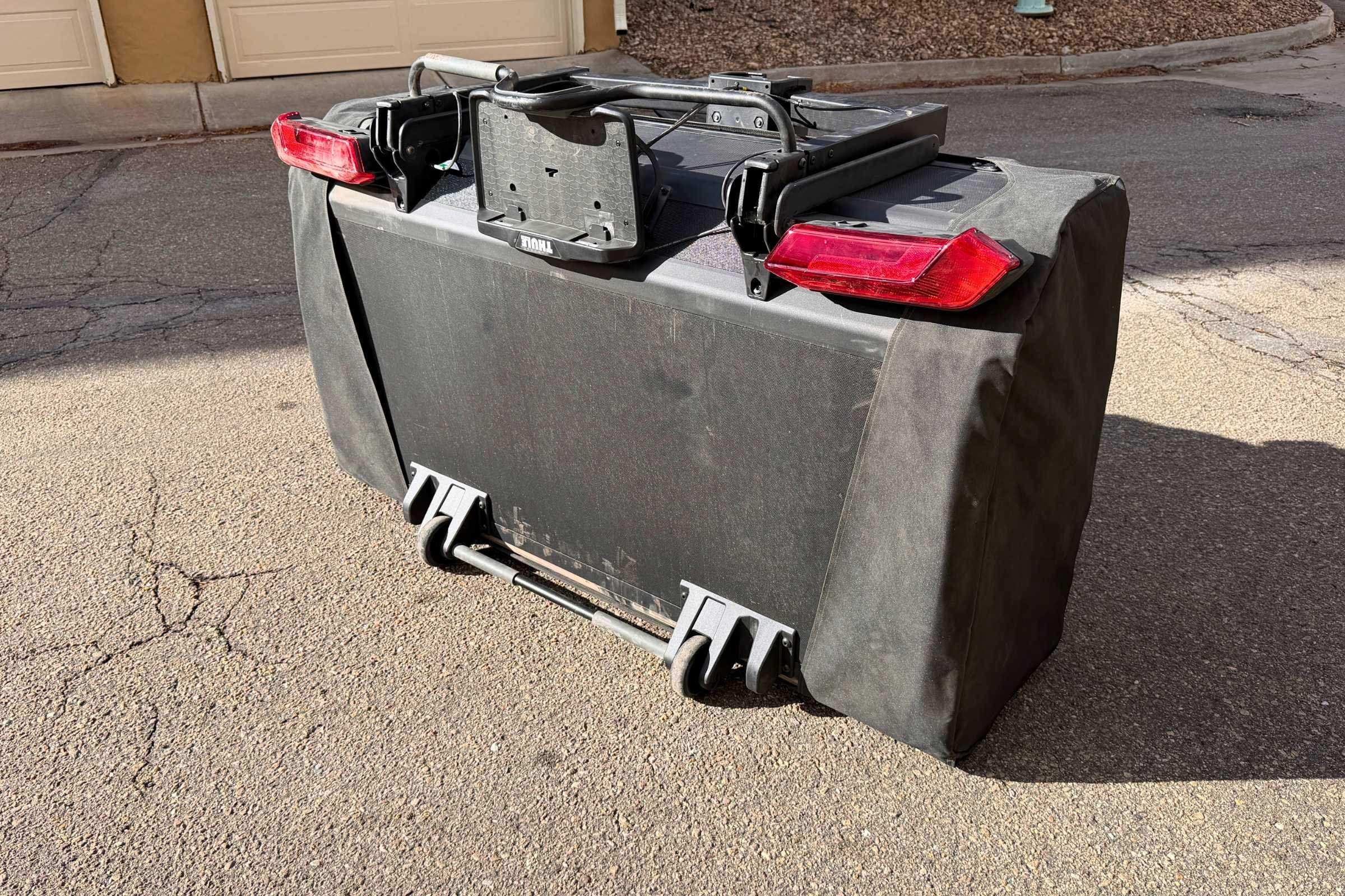 Once the tent is off the car, it’s surprisingly easy to move around.