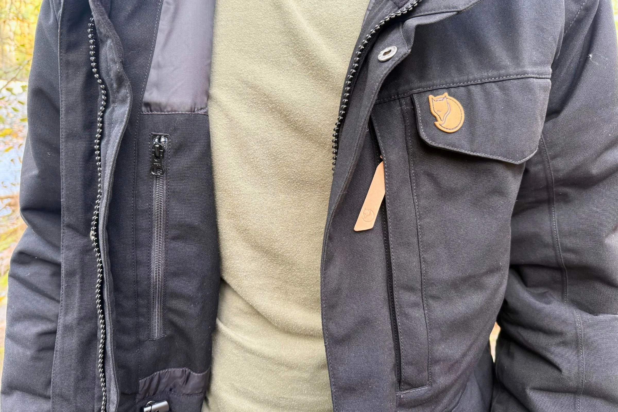 Pockets, galore! The men’s parka gets one extra chest pocket, for a total of 11.