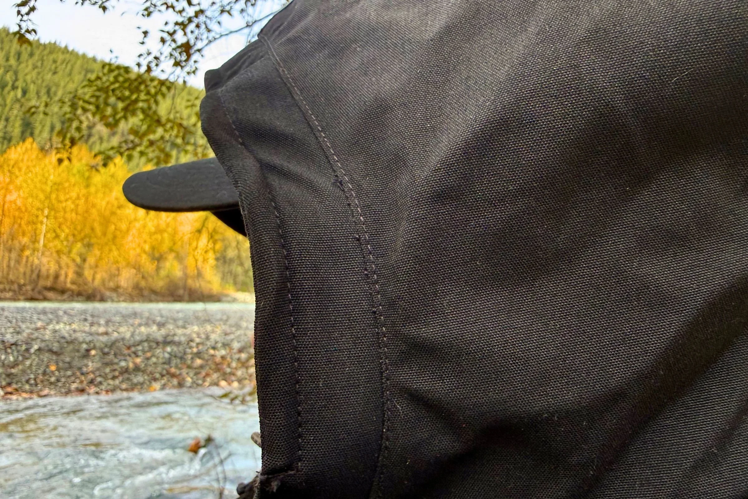 The fleece lined hood has wonderful structure to it.