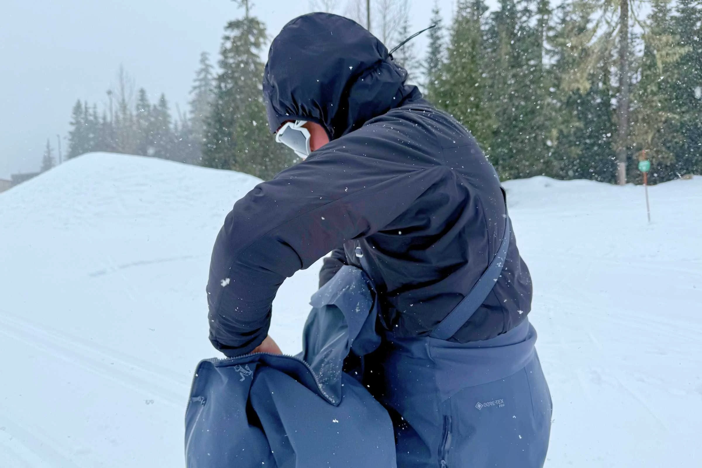 The athletic fit of the Wool Aire allows it to layer under an outdoor shell. Photo by Steve Redmond.