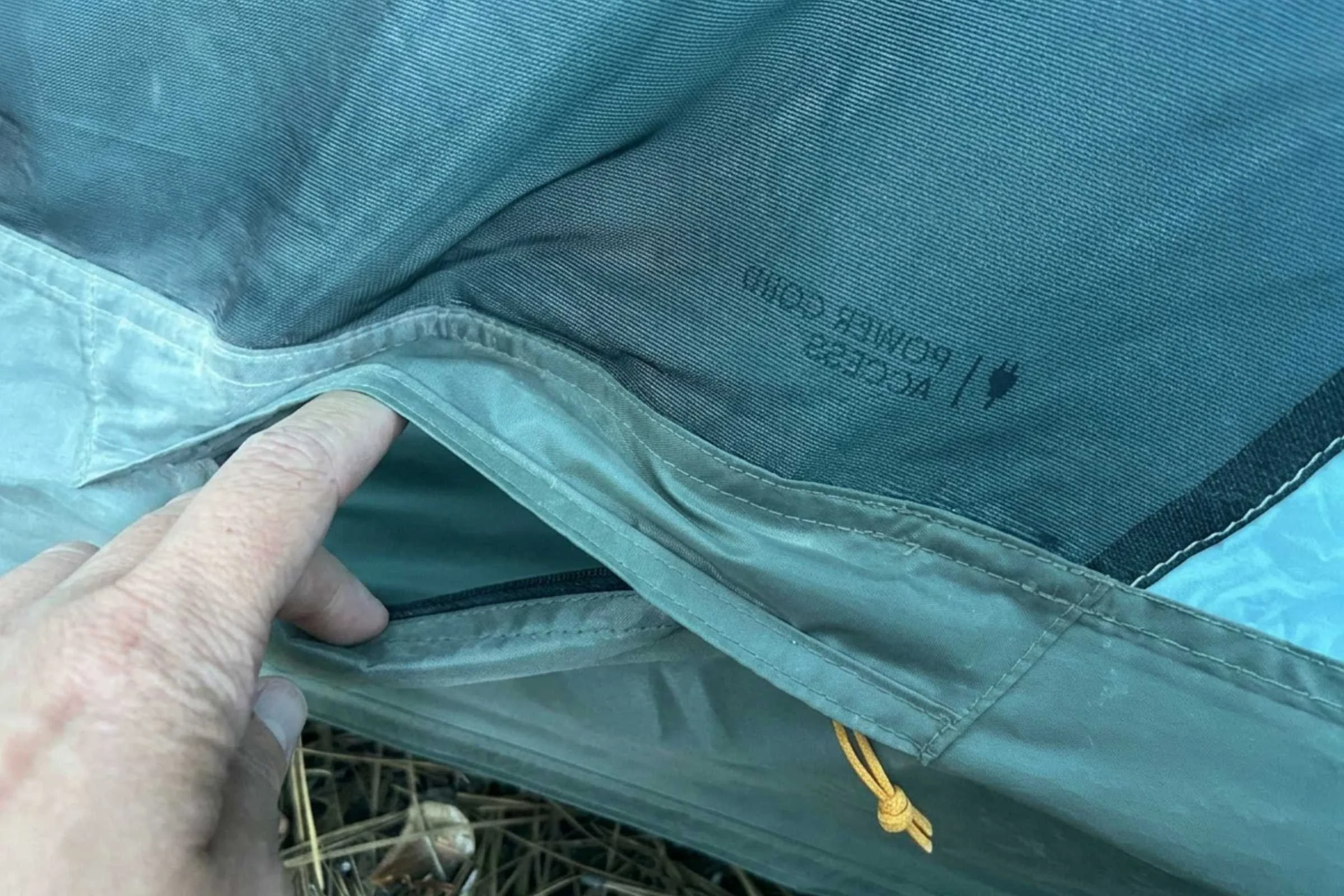 REI Co-op Westward 6 Tent interior electrical passthrough