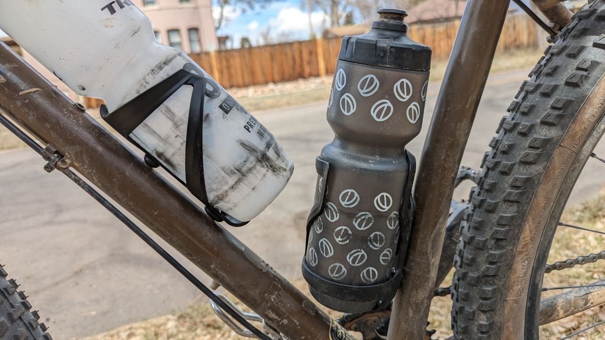 Kids Handlebar-Mounted Water Bottle and Cage Kit