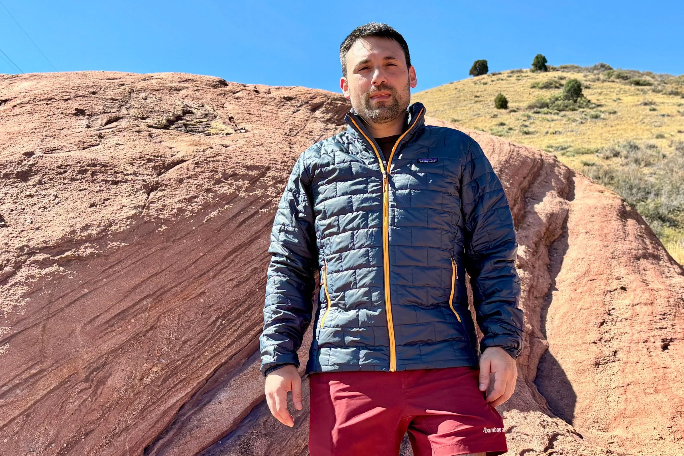 Hiking in Colorado with the men’s Nano Puff in 2026