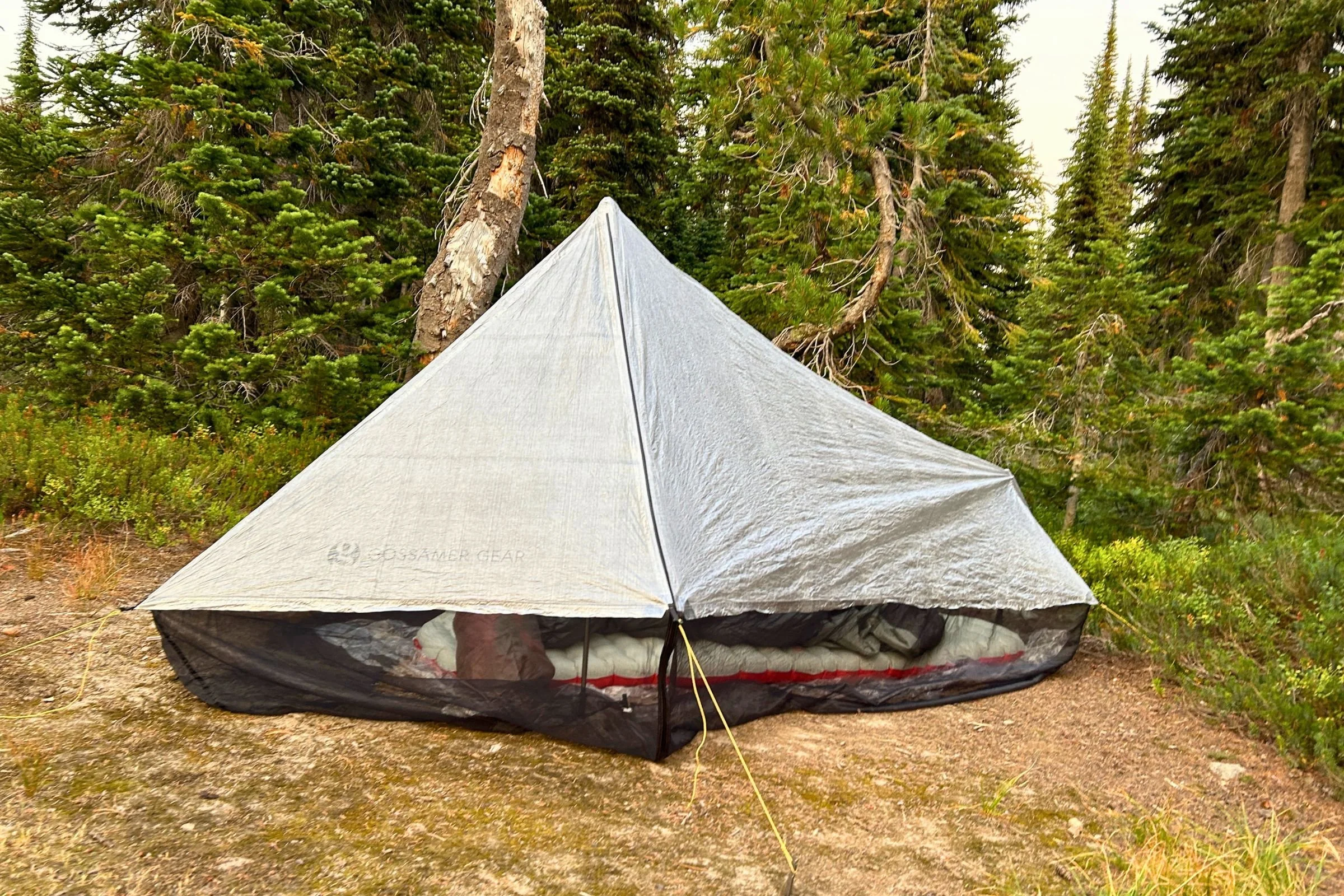 Gossamer Gear The DCF Whisper Tent exterior