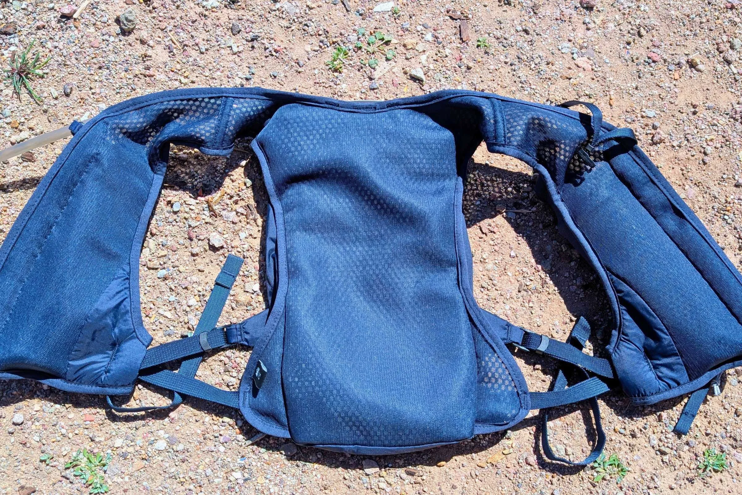 A close-up of the men’s Swiftland Vest.