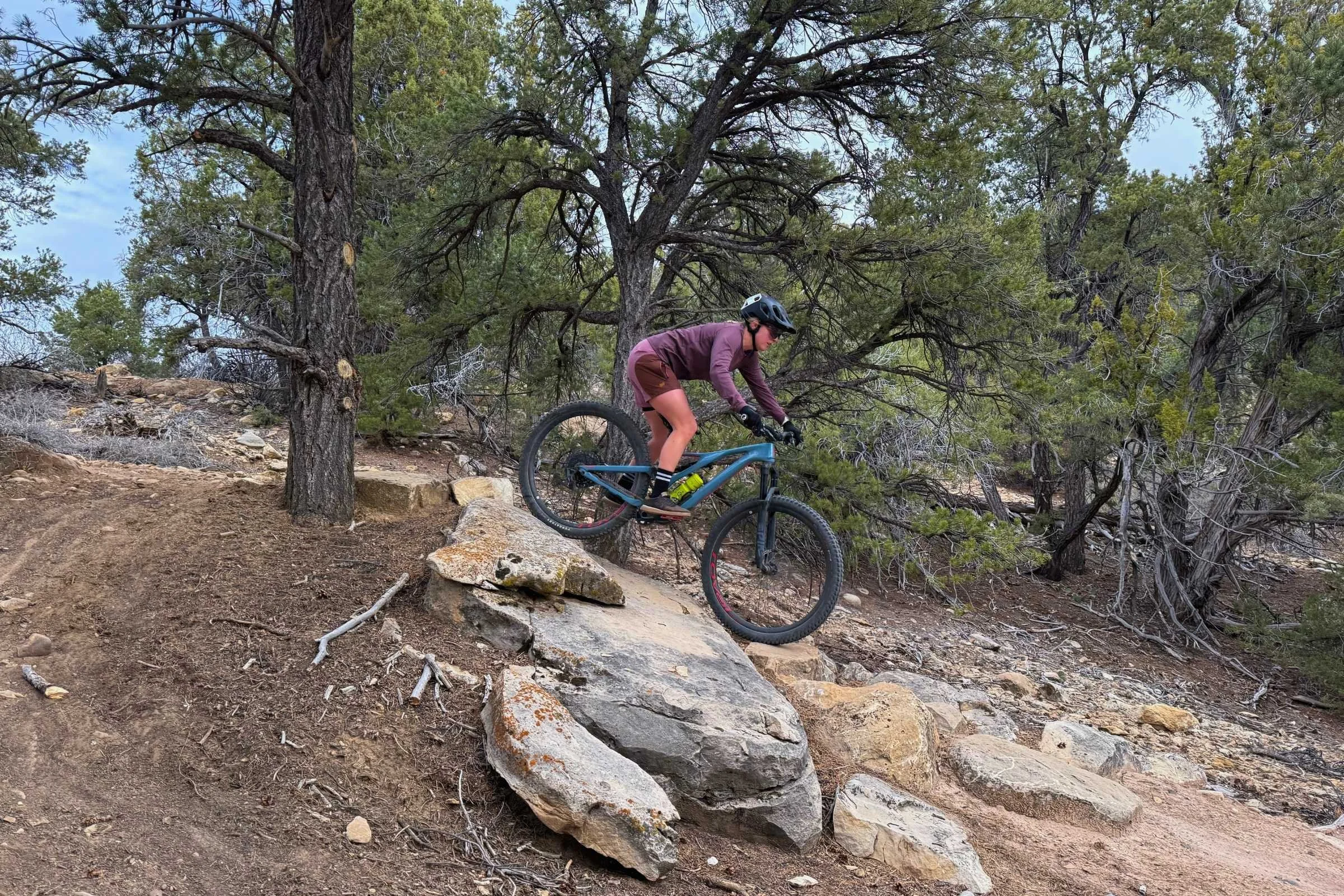 We tested the POC Cularis helmet on hot days in the Southern Utah desert. Photo by Jon Stockwell.
