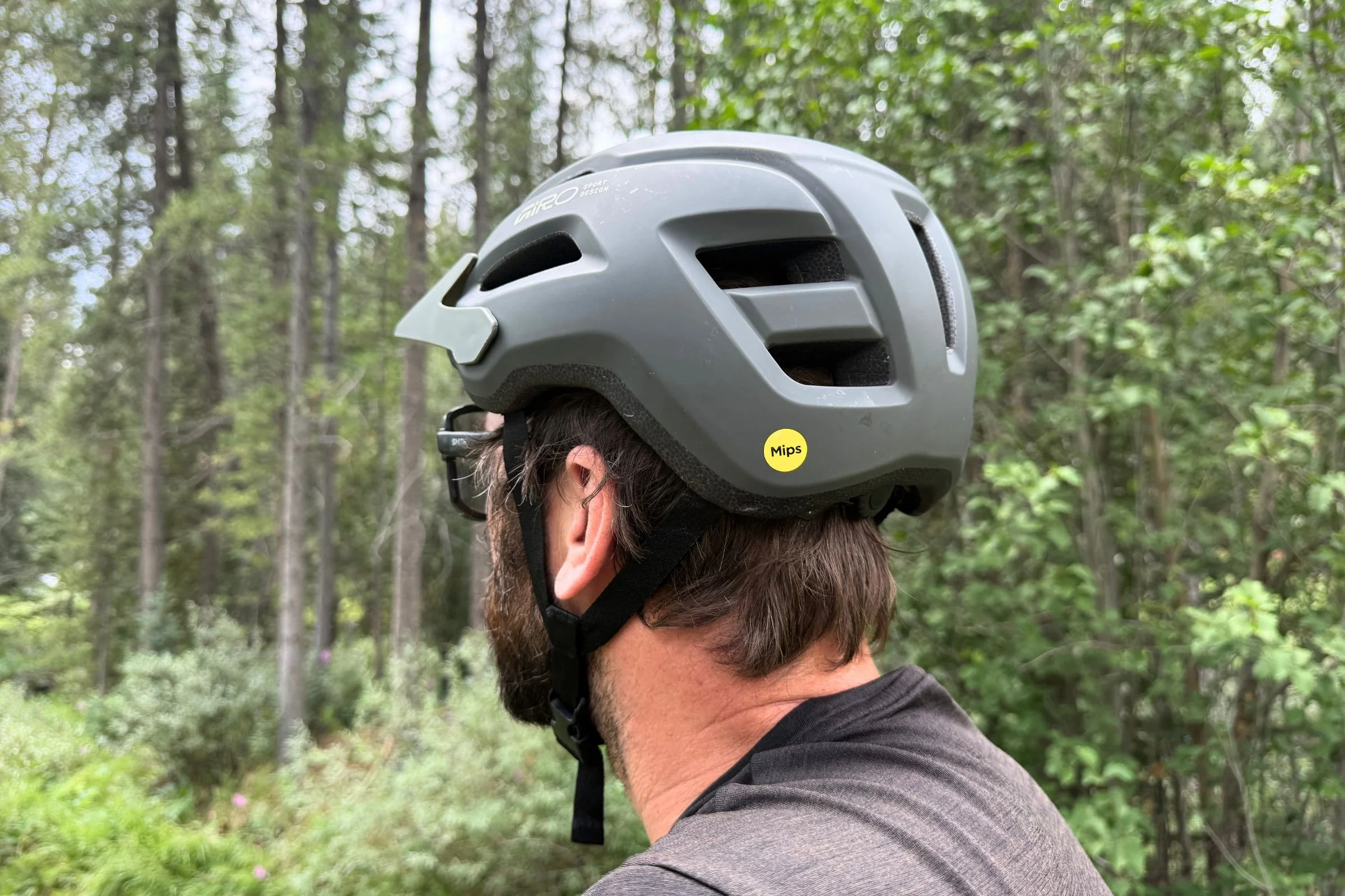 The Fixture II Mips has average coverage for a trail riding helmet.