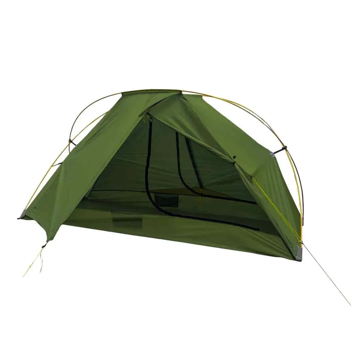 The Six Moon Designs Orbiter freestanding tent in dark green