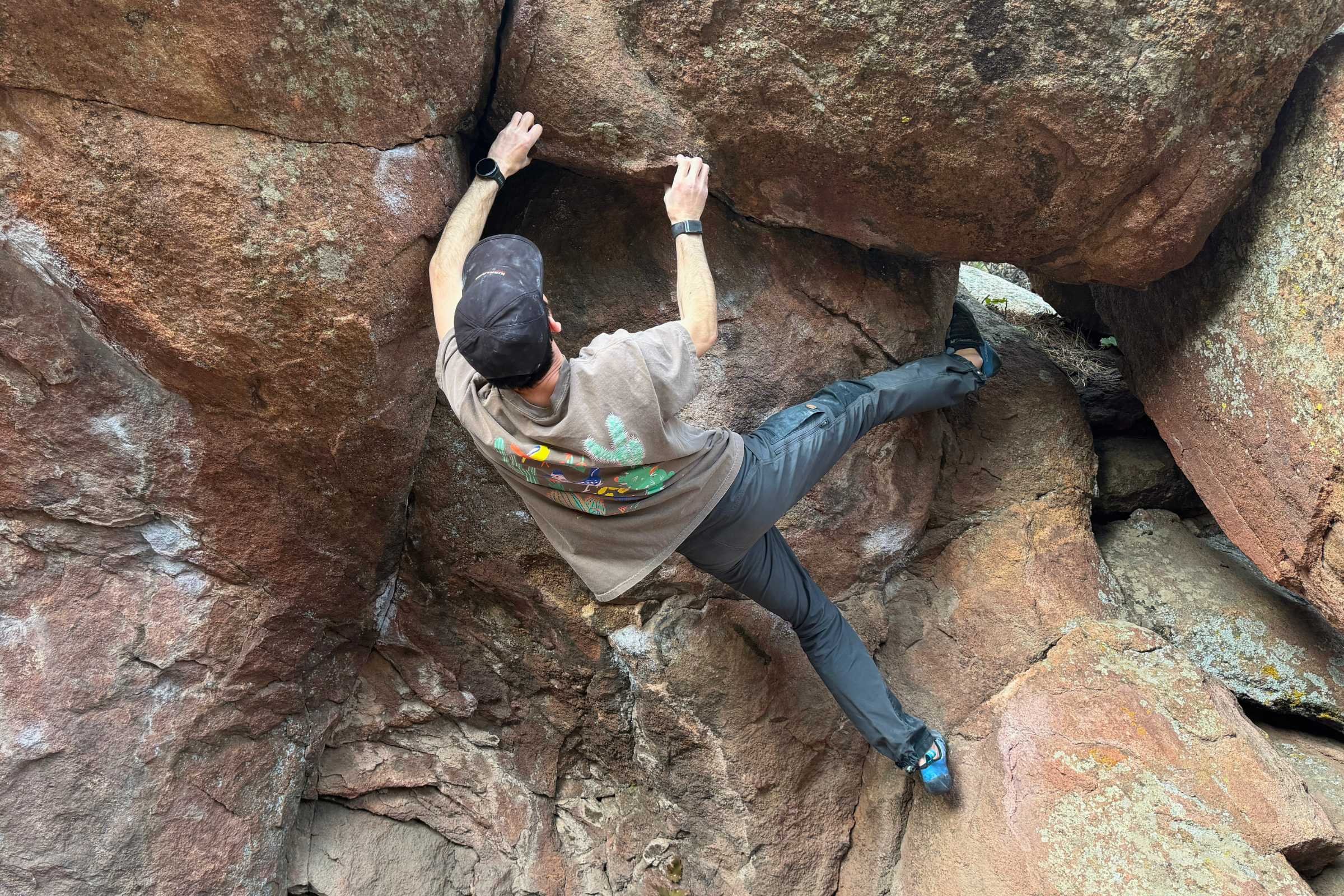 We climbed in the Scarpa Instinct VSRs indoors and outside for over a year.