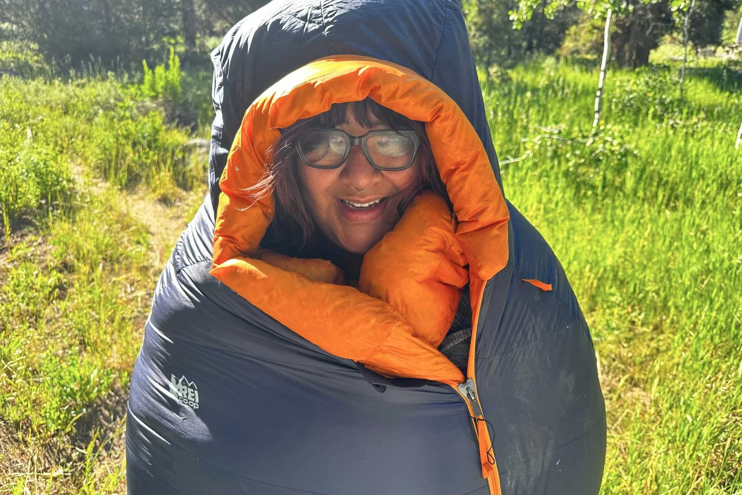 We love how cozy and soft the Magma is. The Magma’s warm hood and neck baffle make for a luxurious sleeping experience.