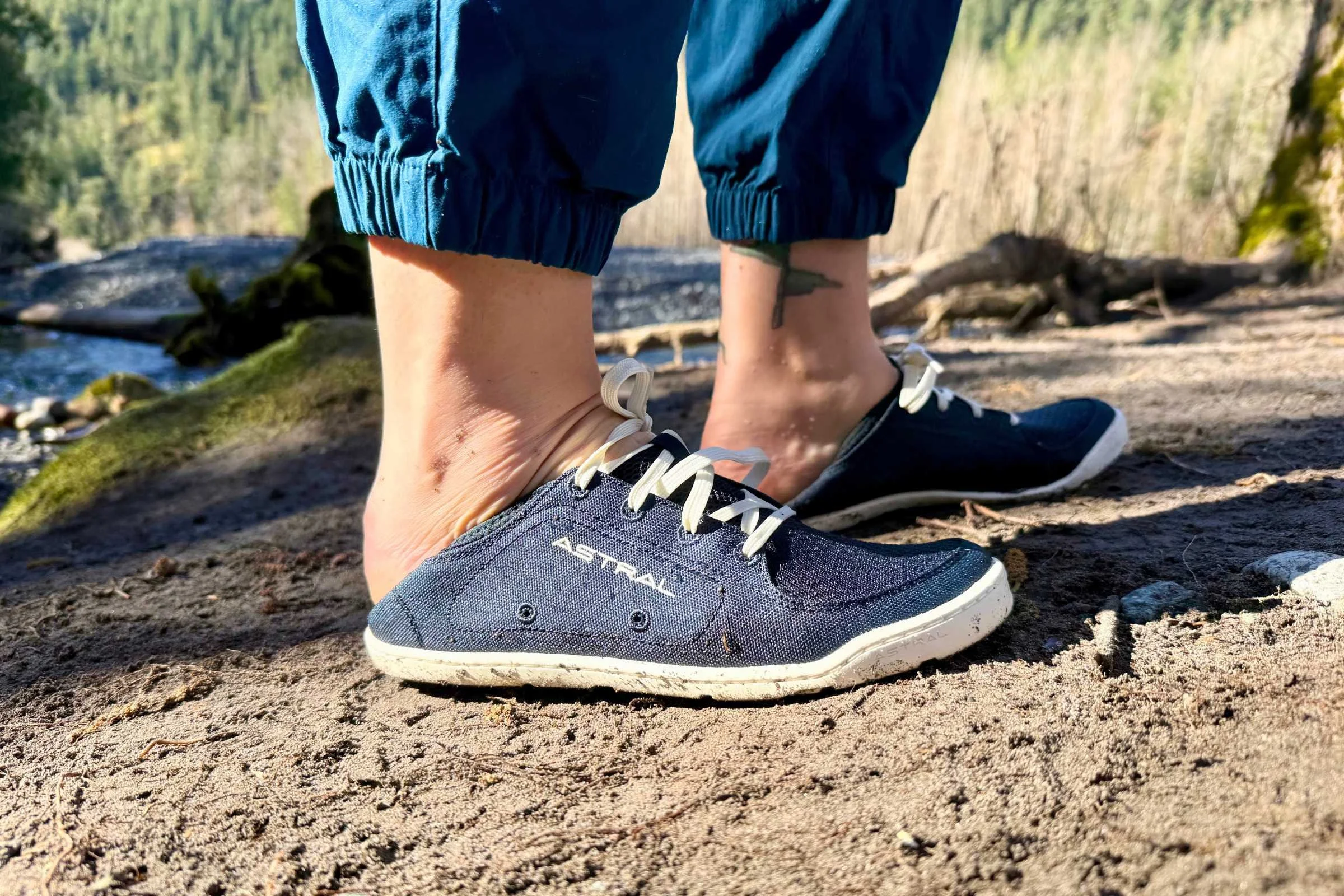 A collapsible heel allows you to slip the Loyak on easier with wet feet. Photo by Steve Redmond.