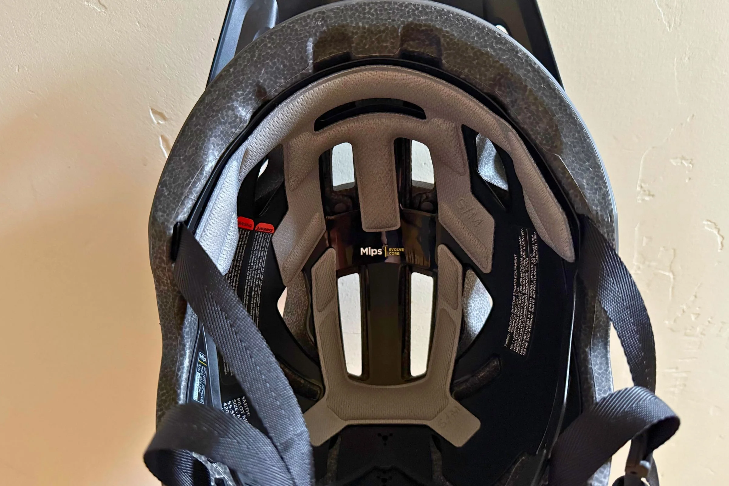 The Pilot helmet has Mips Evolve Core for rotational impact protection. Photo by Stasia Stockwell.