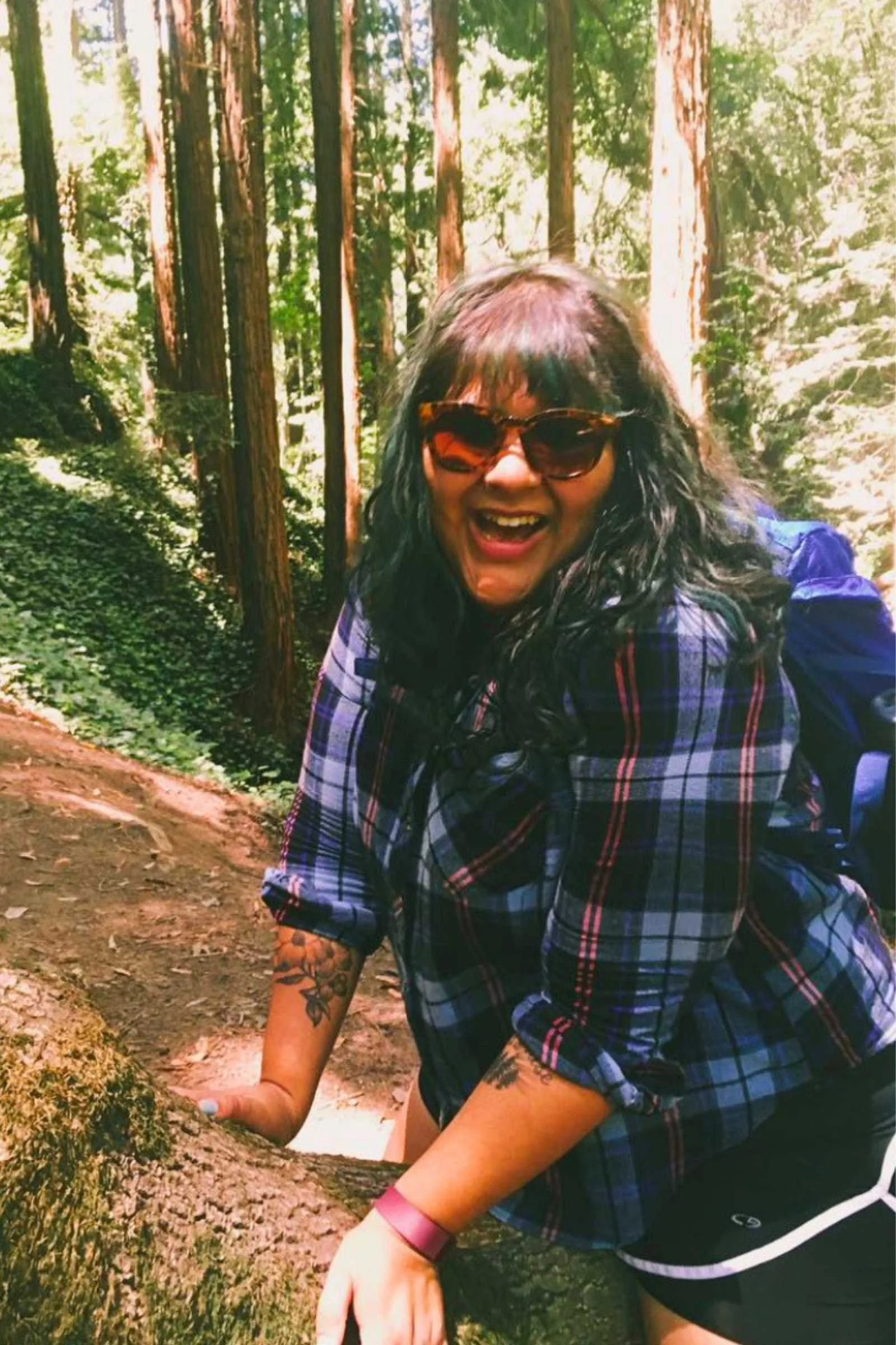 The author in her element: hiking! Photo courtesy of Gabi Reyes-Acosta.