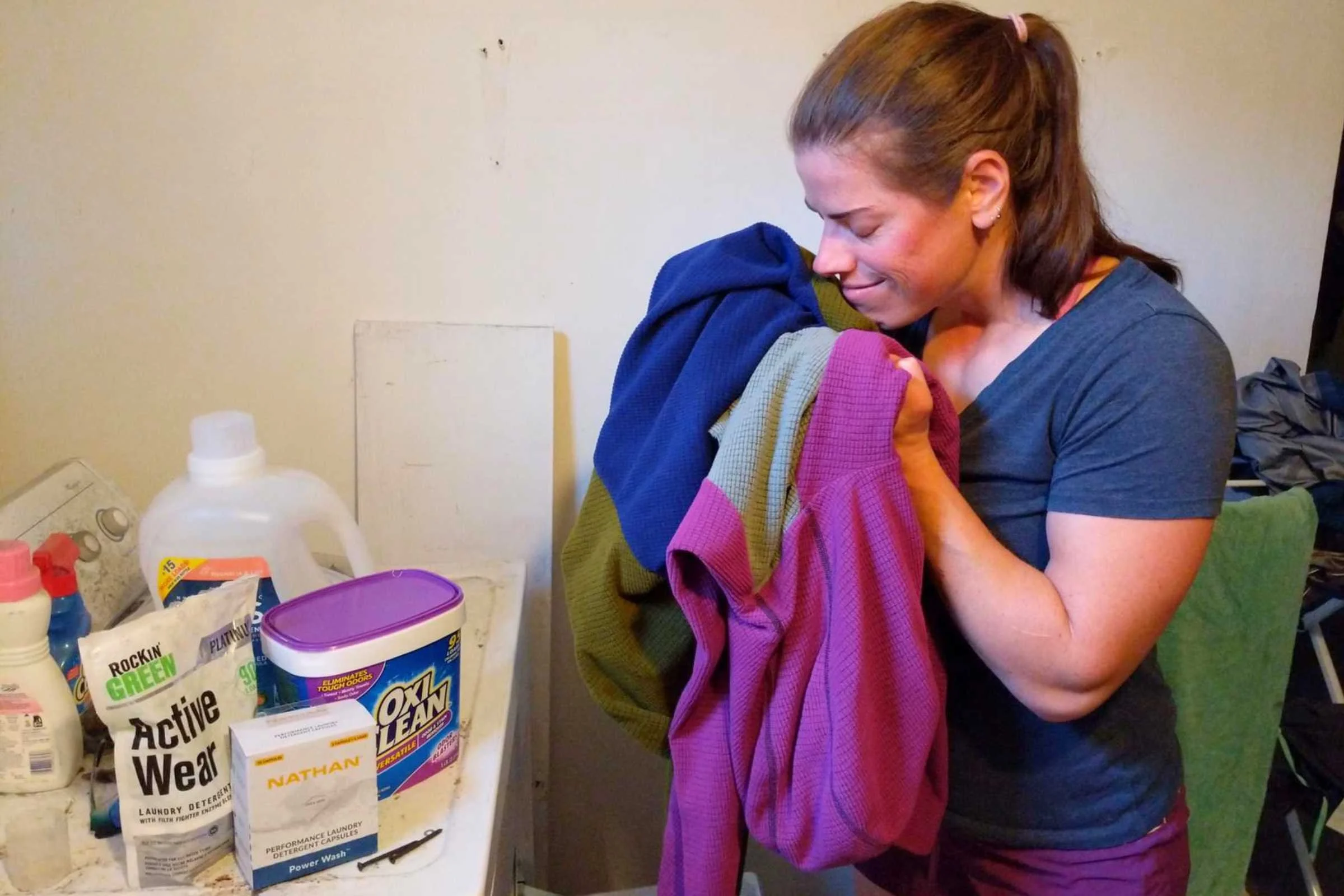 laundry fresh from dryer