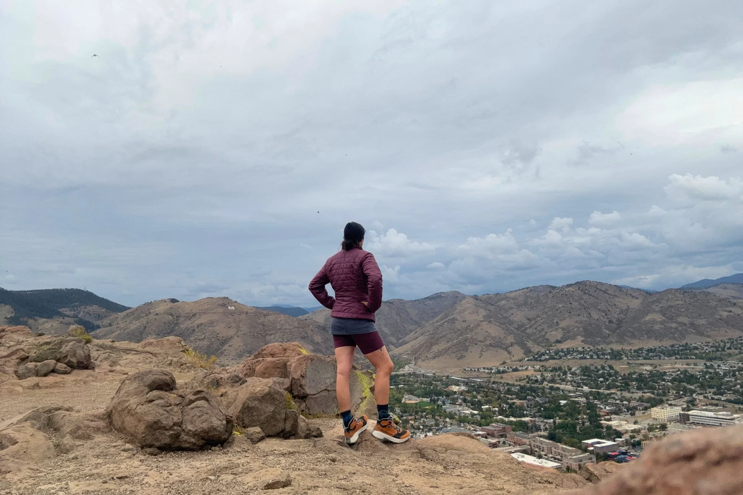 Hiking in overcast conditions in Fall in Colorado 2026
