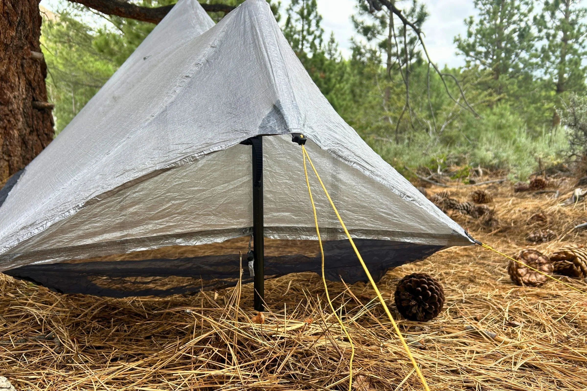 Gossamer Gear The DCF Whisper Tent exterior