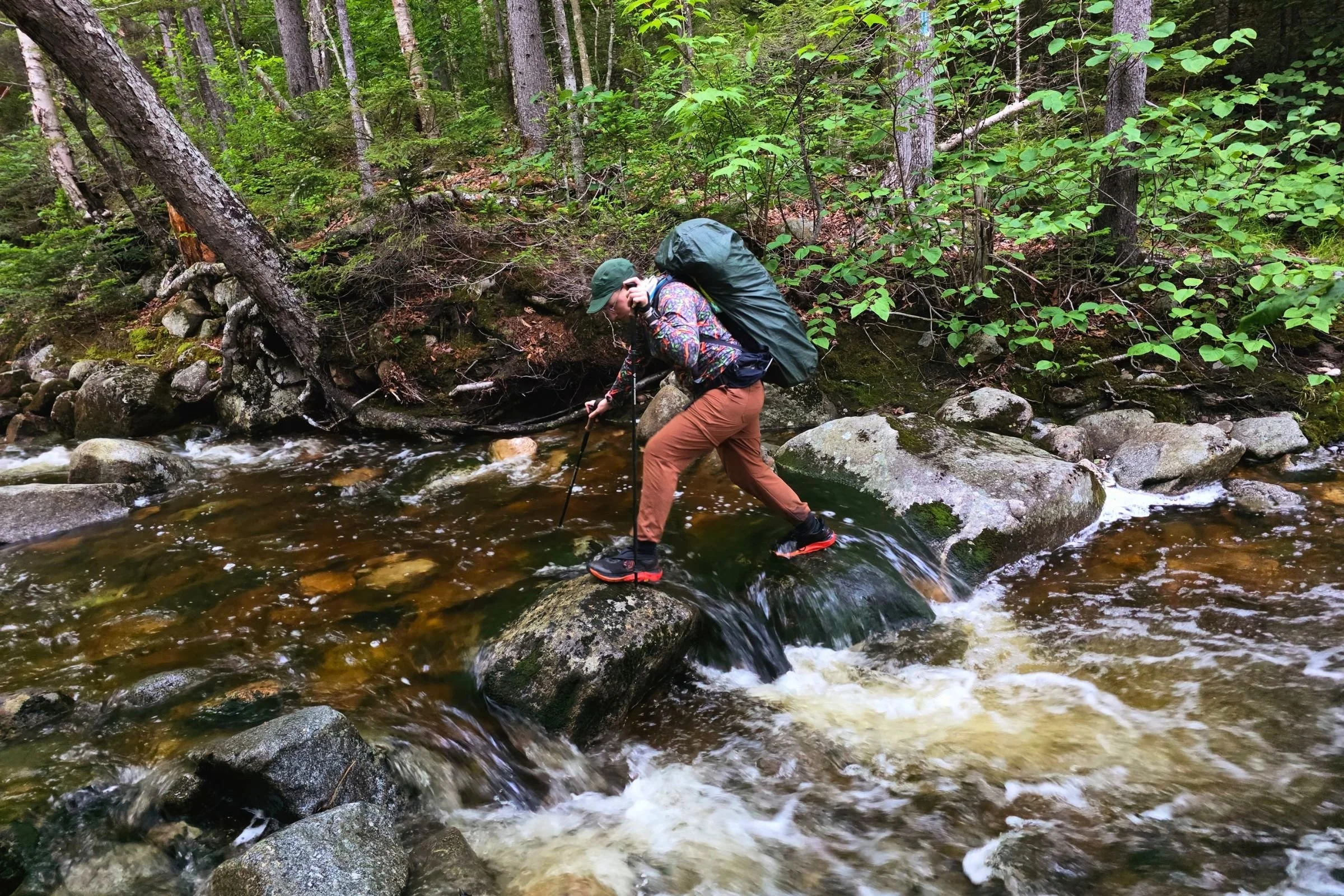 The east side of the GLT has a surprisingly high number of water crossings. Photo by Aubri Drake.