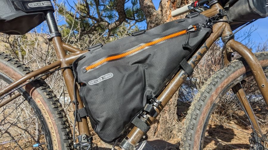 Frame protection for gravel and road bikes. Bikepacking design