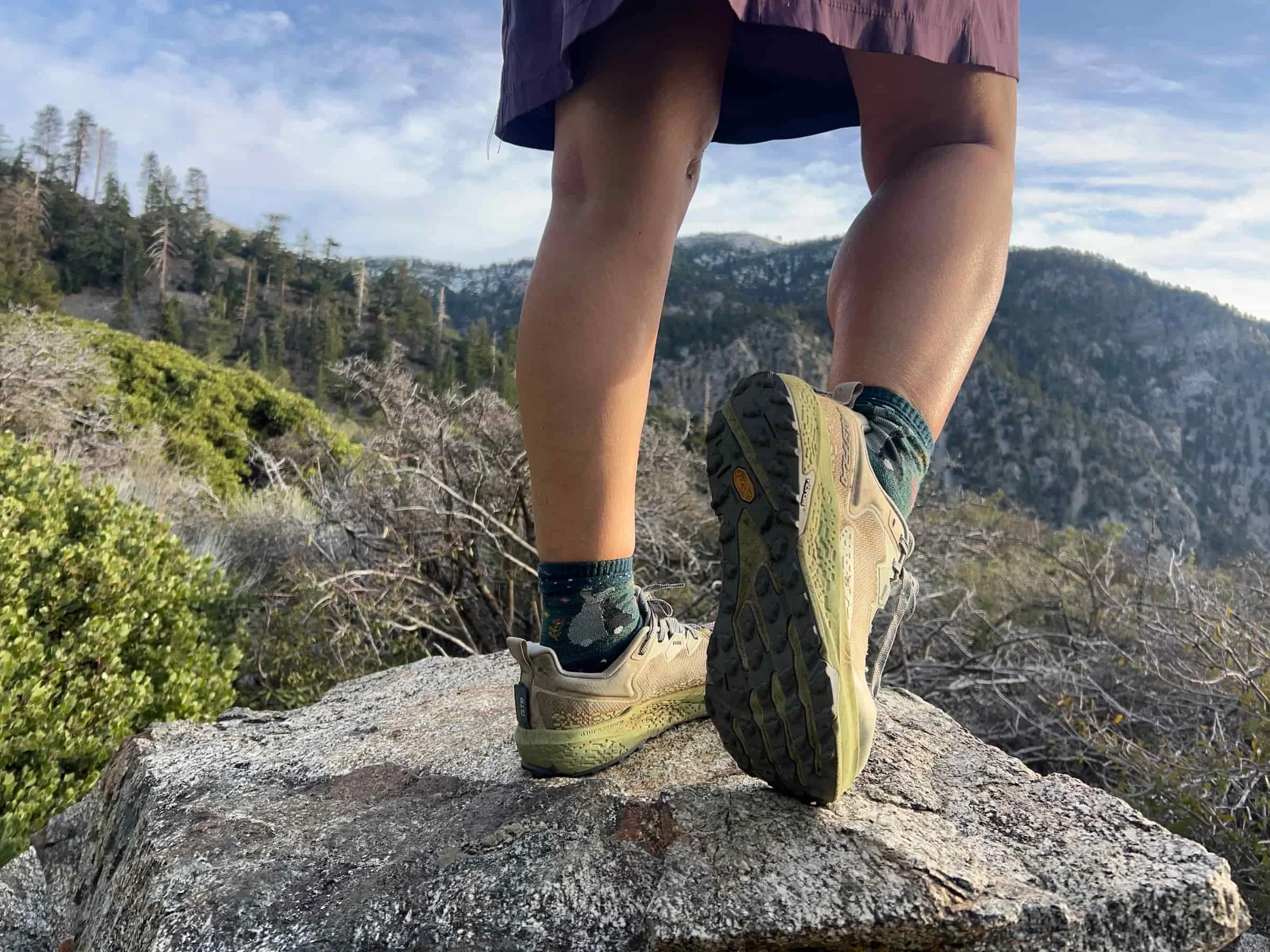 The women’s Altra Timp 6 on an overnight backpacking trip in Southern California.