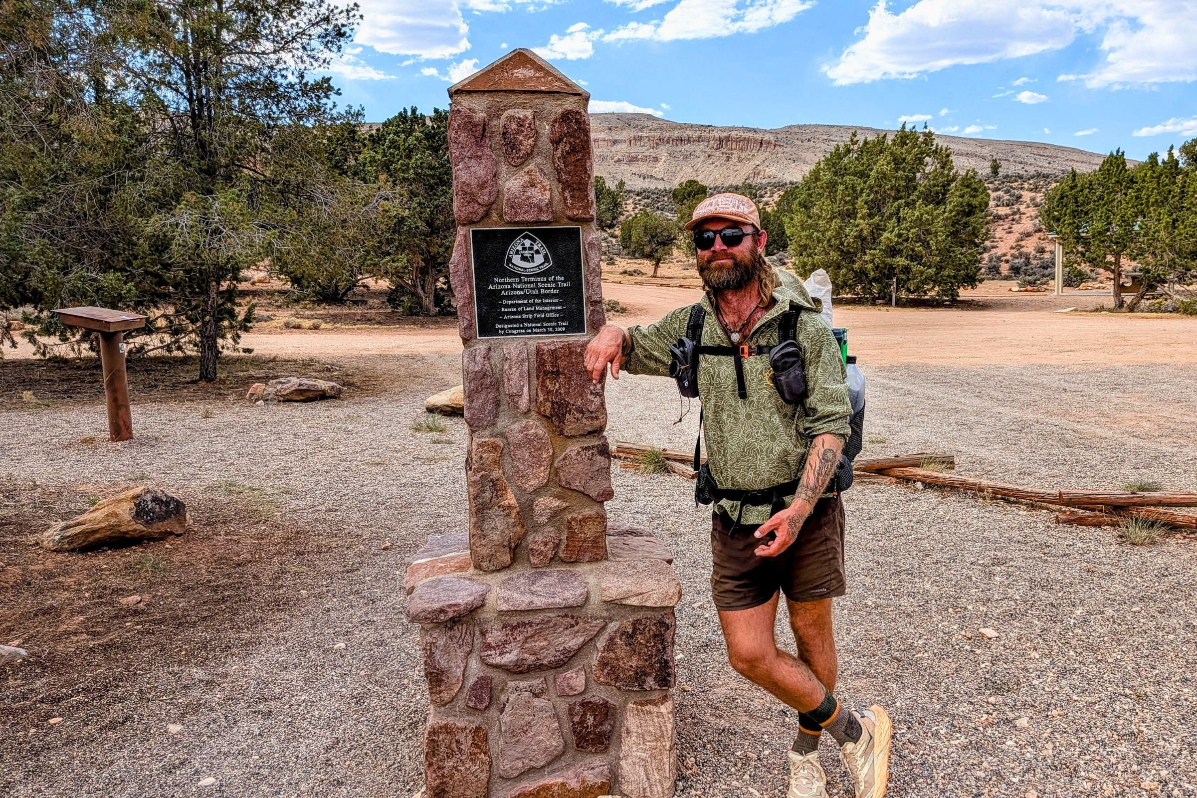 author wearing Patagonia Strider Pro Running Shorts