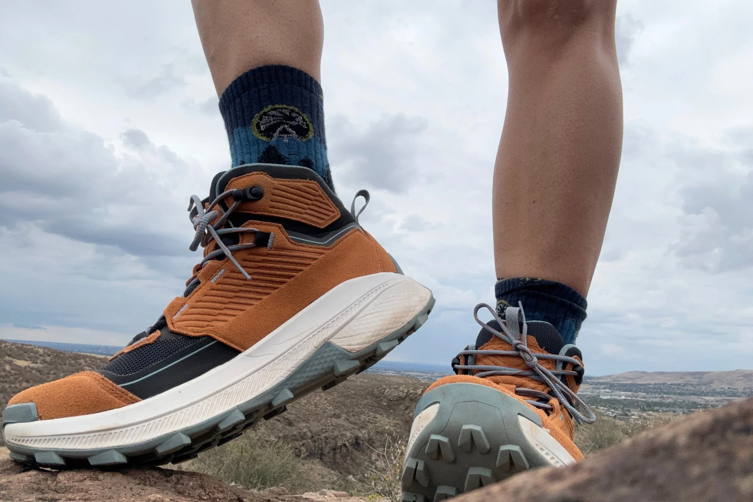 Close up shot of the side of La Sportiva Prodigio Hike LT GTX hiking boot.