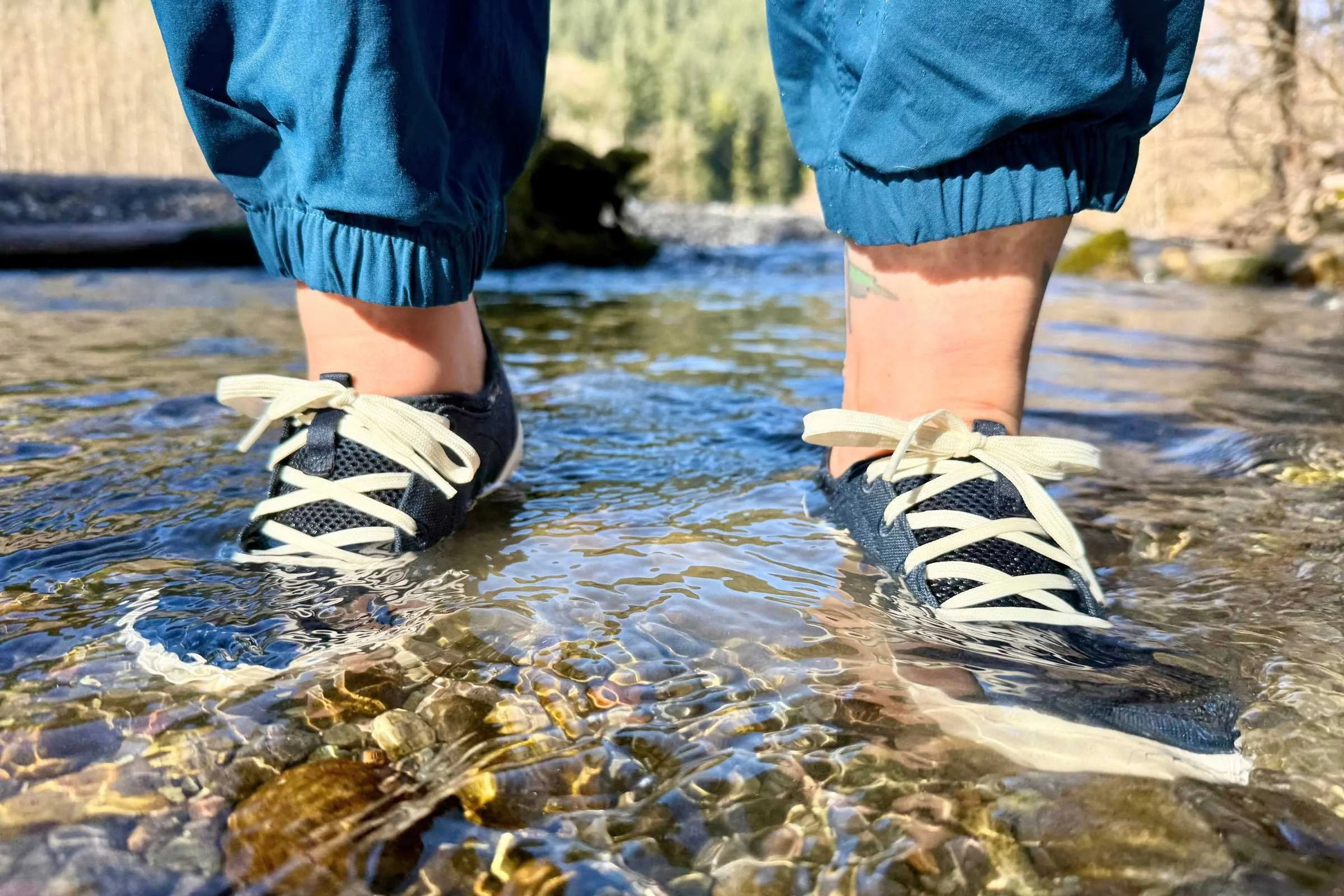 Submerging the Loyak during testing. Photo by Steve Redmond.