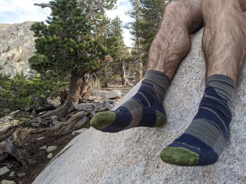 3 Pair Of MT Pass 71%merino Wool Socks Made In USA Gray Large 