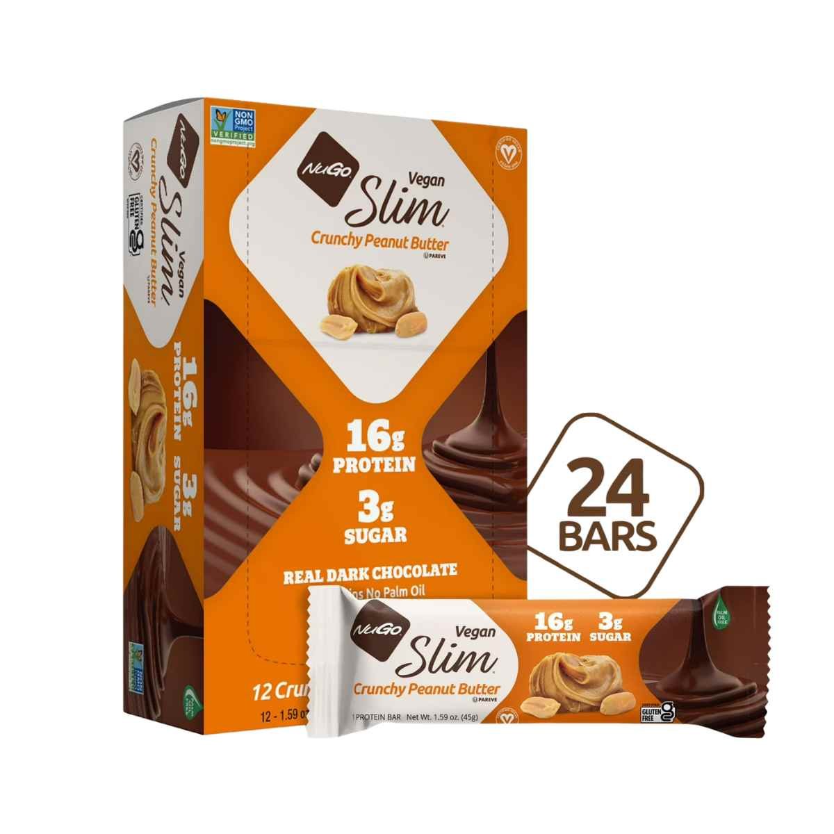 NuGo Dark Bars and NuGo Slim Bars