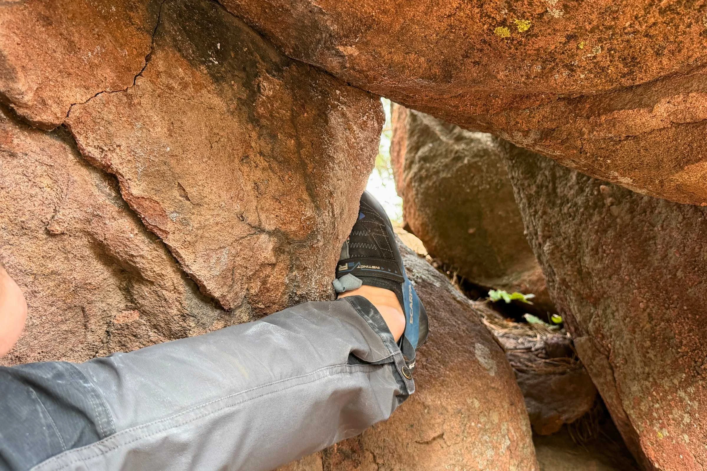 The Instinct VSRs are some of the best shoes for heel and toe hooking we’ve tried.