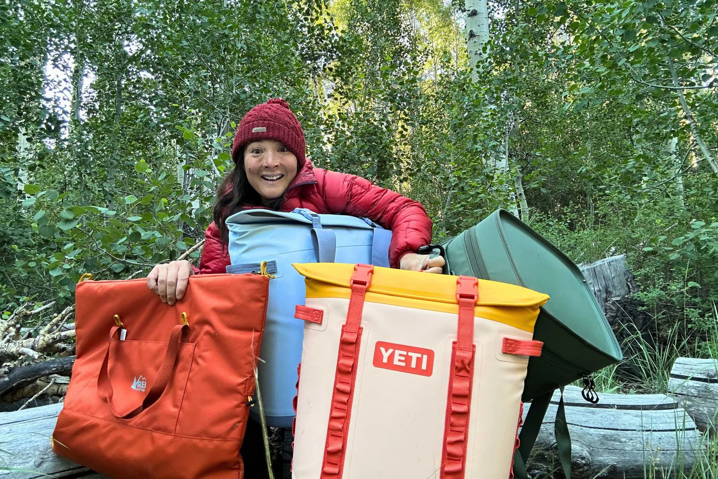 We tested the YETI Hopper M20 2.0 backpack cooler side-by-side with other soft coolers.