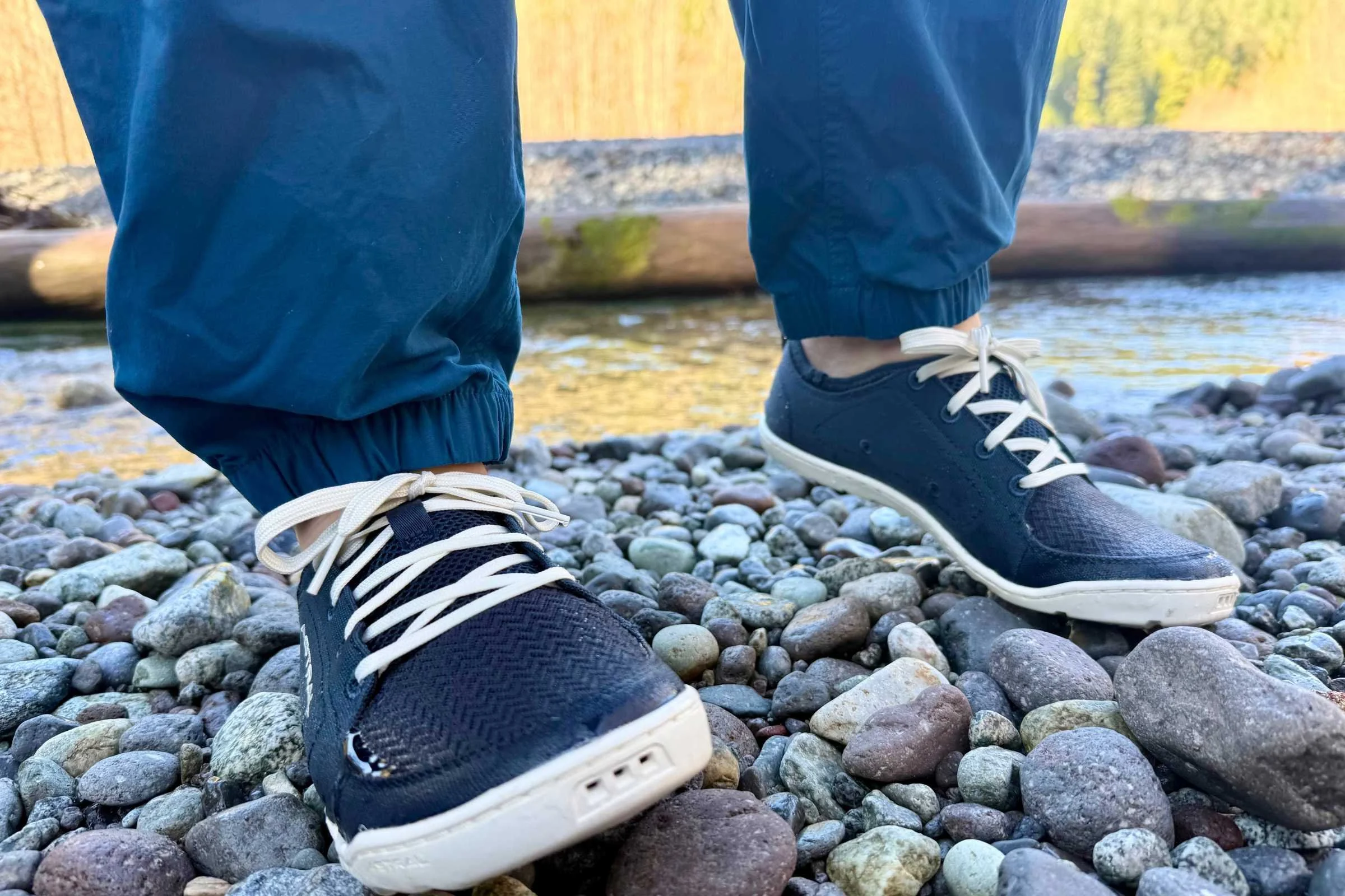 Drainage ports in the toes allow for quick water evacuation. Photo by Steve Redmond.