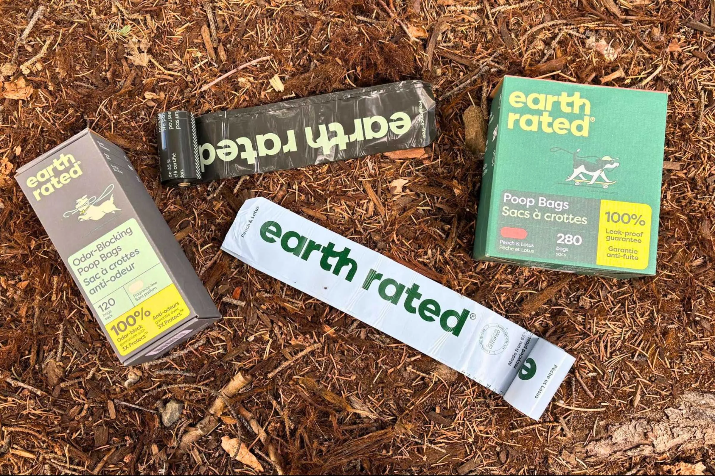 Roll of dog poop bags