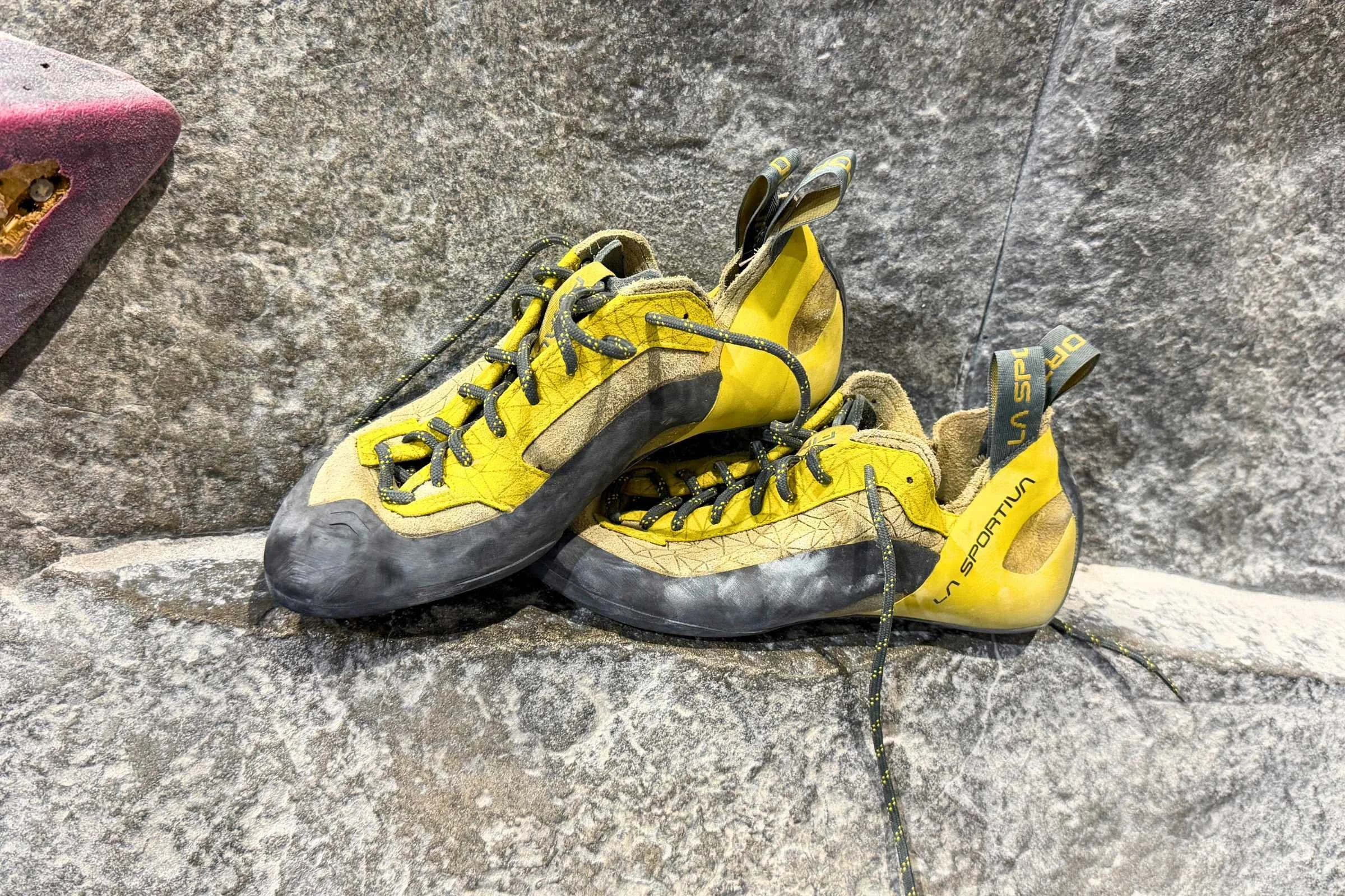 We climbed in the La Sportiva Finales, the best climbing shoes for beginners.