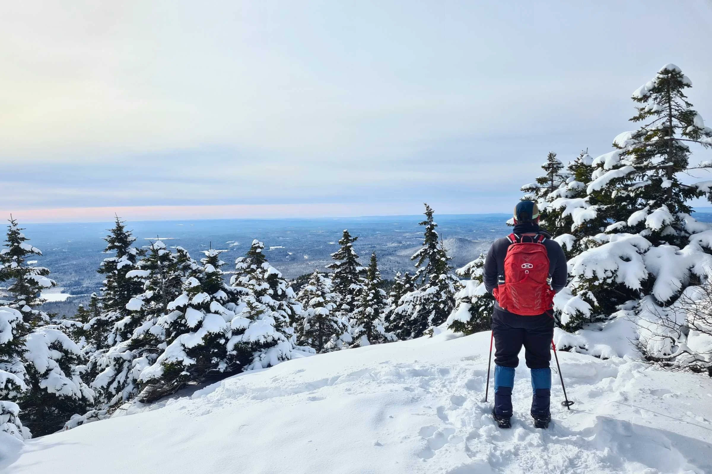 Outdoor Research Helium Gaiters are great for warm winter or shoulder season hiking or running.