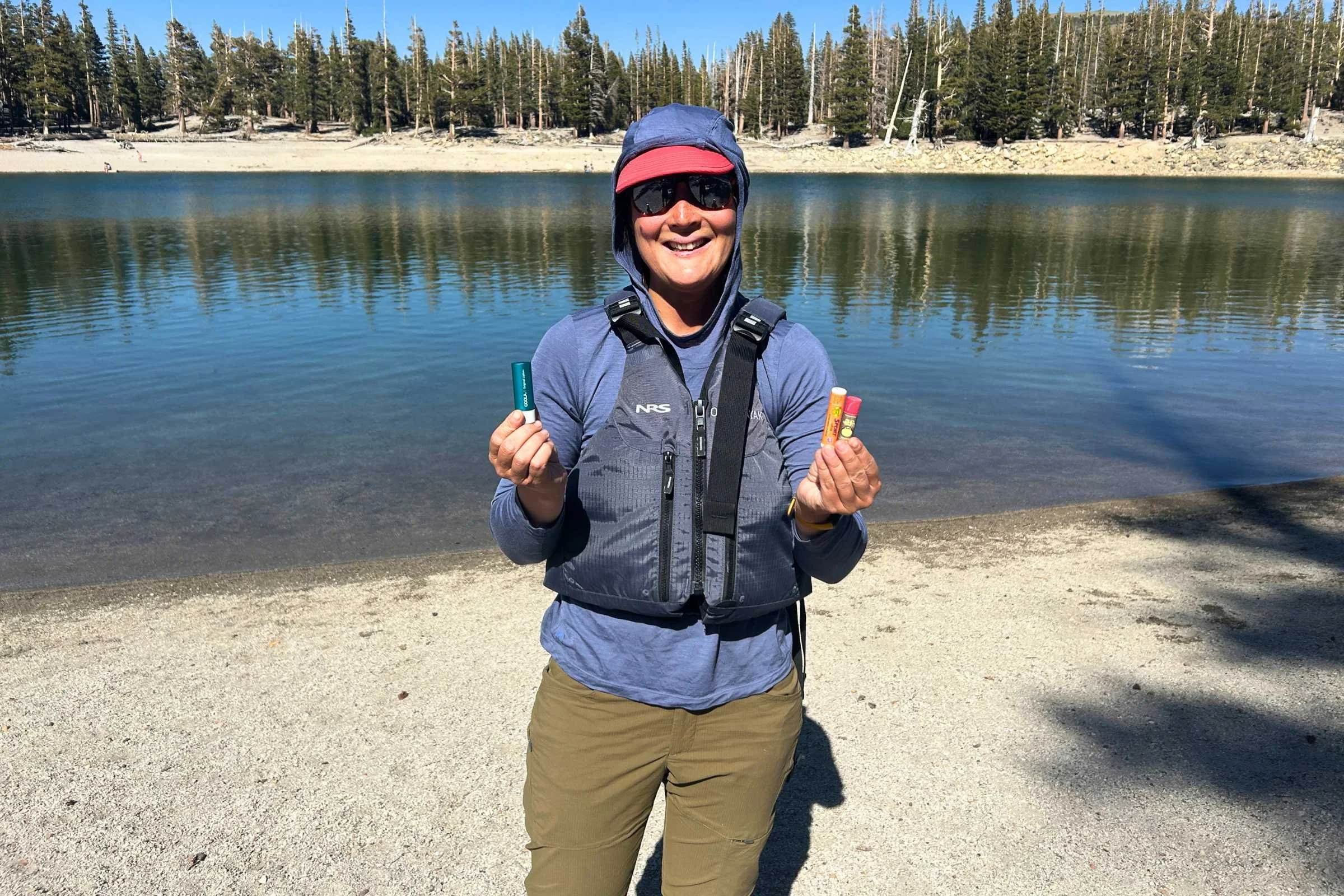 We tested SPF lip balms on the water while kayaking and paddling to see how they perform in wetter conditions.