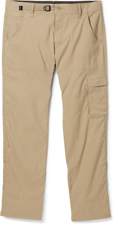 The Prana Zion Stretch II Slim hiking pants in light tan color