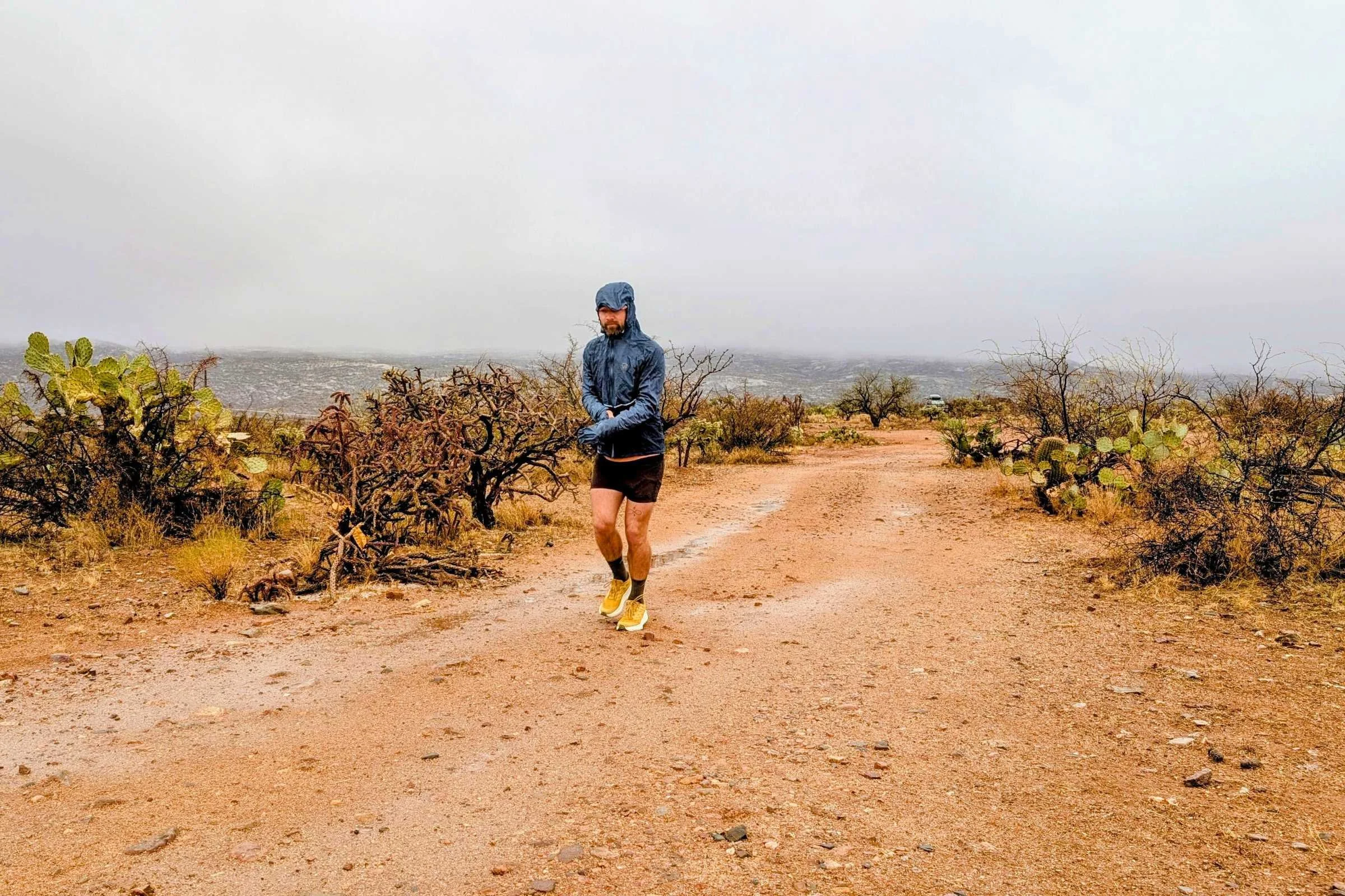 The Aero Glide GRVL making quick work of long dirt roads.