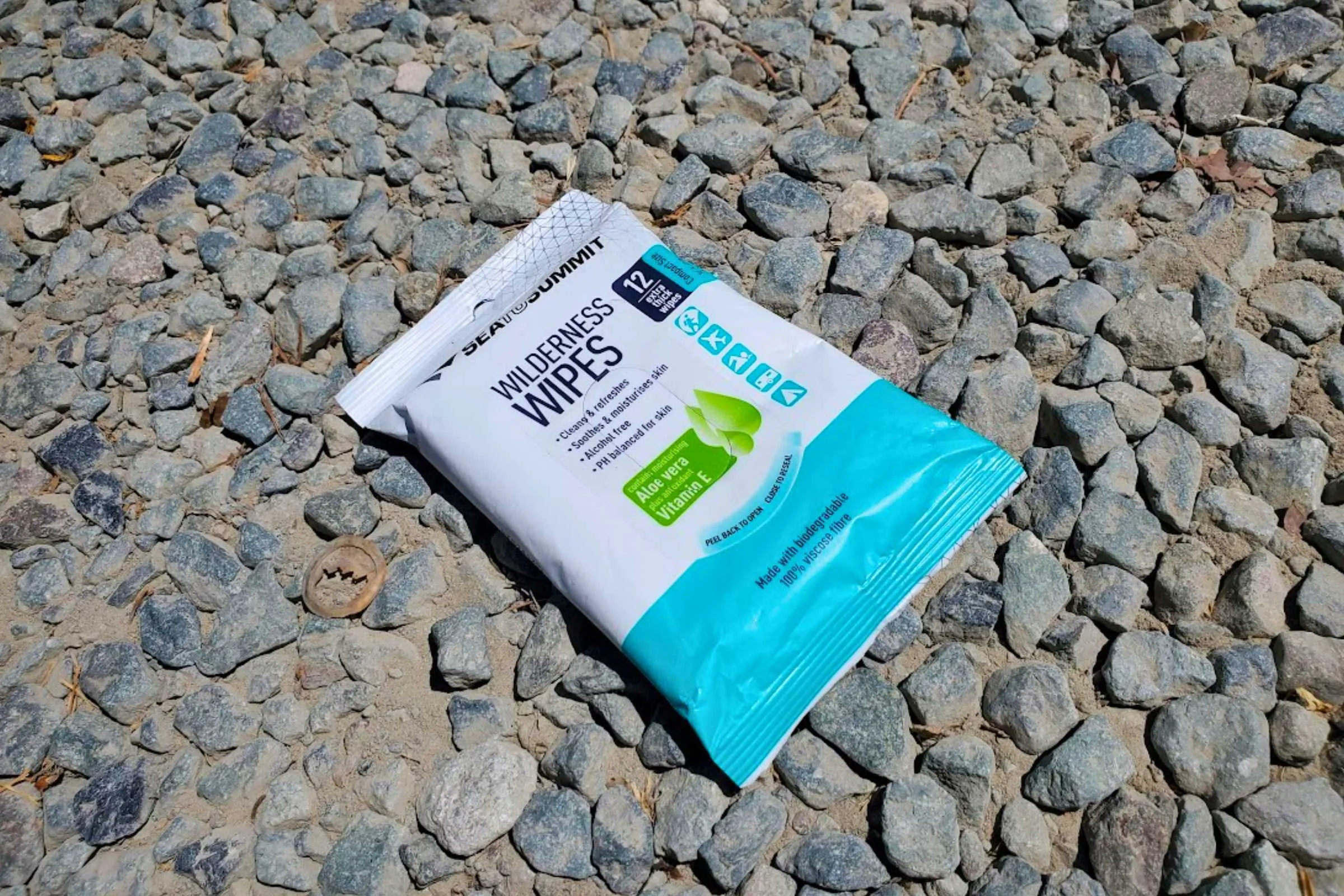 We highly recommend Sea to Summit Wilderness Wipes as a no-soap cleansing solution for face, hands, and body while camping and backpacking.