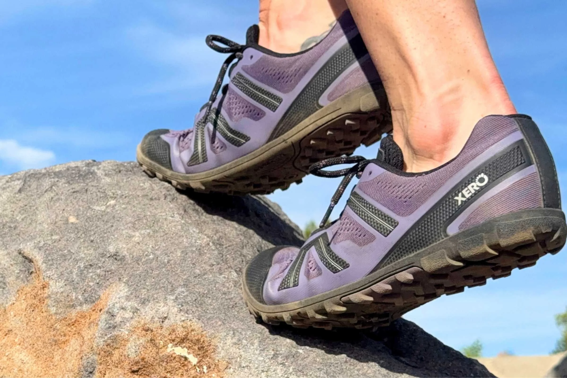 Climbing up a rock in the Xero Mesa Trail II. Photo courtesy Maggie Nichols