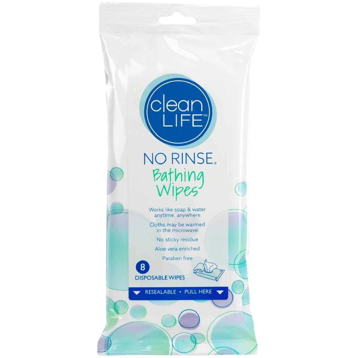 CleanLife No-Rinse Bathing Wipes