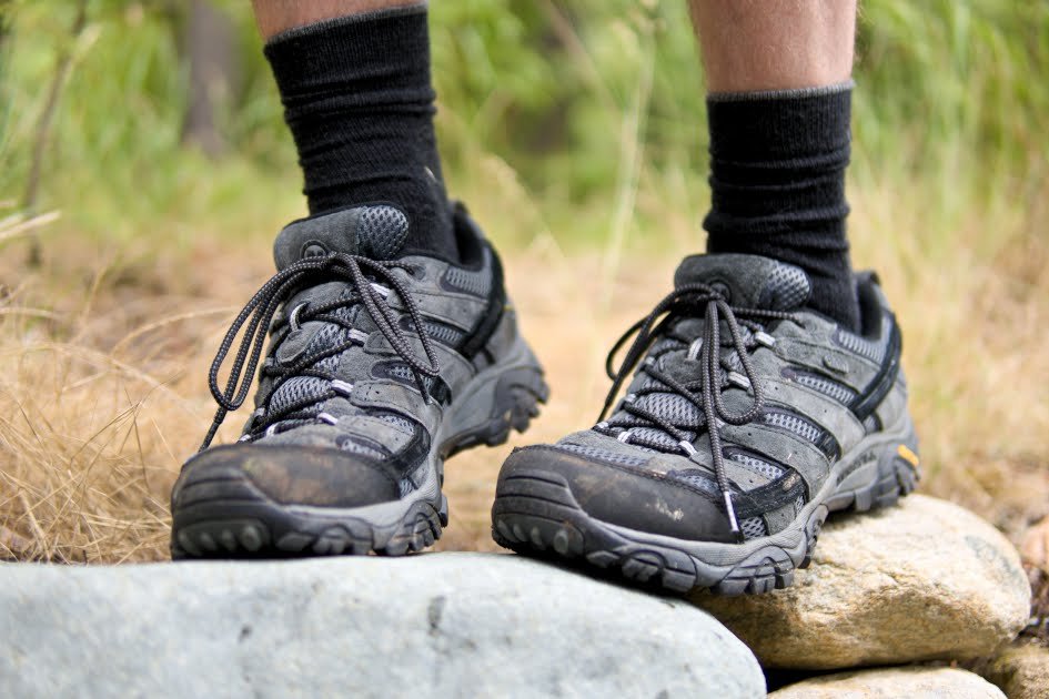 Merrell Moab 2 GTX Mens Waterproof Gore-Tex Walking Hiking Trainers Shoes Grey