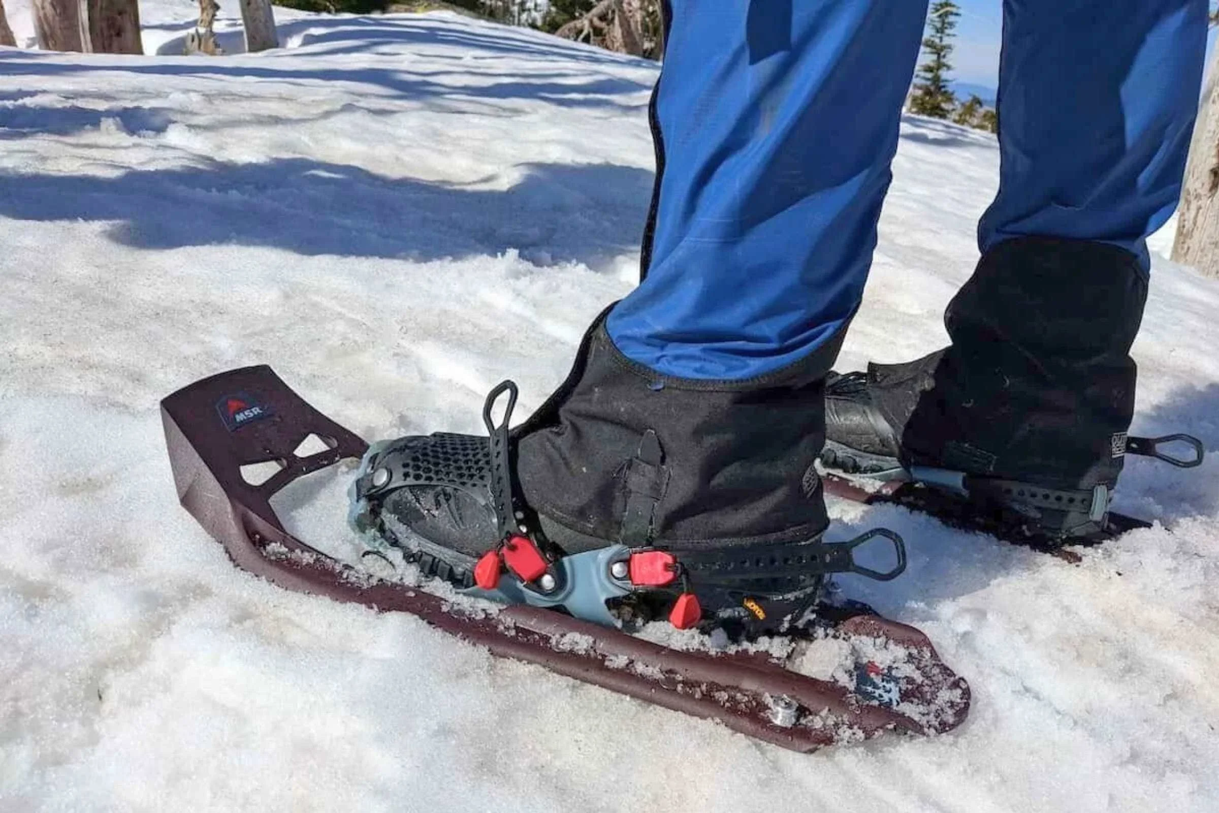 The MSR Evo Snowshoes are a good balance of price, durability, and quality construction and are suited for beginner snowshoers or more advanced users who don’t need aggressive features.