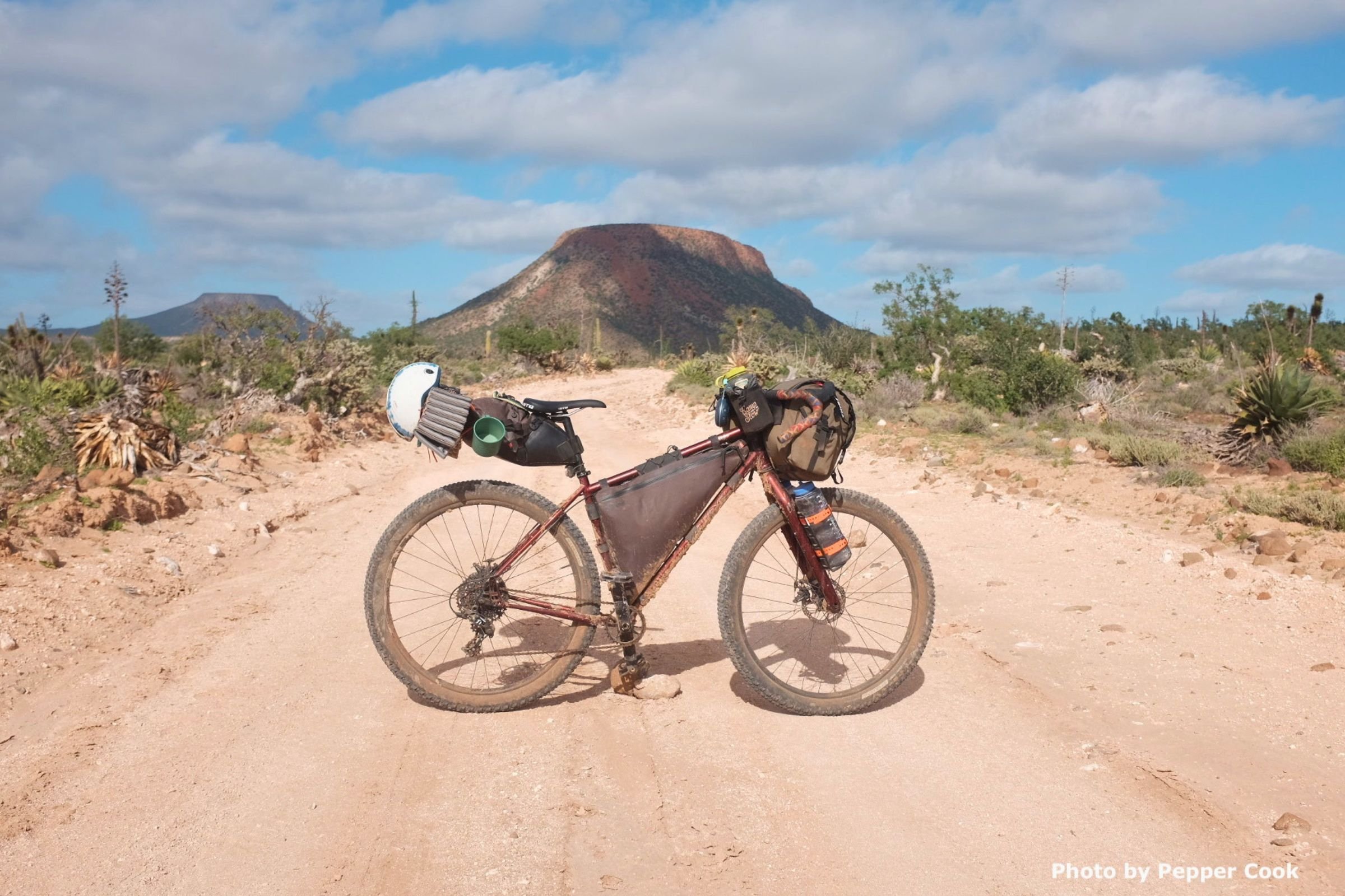 The Salsa Fargo Apex 1 is the best bikepacking bike for gravel riding. Photo by Pepper Cook.
