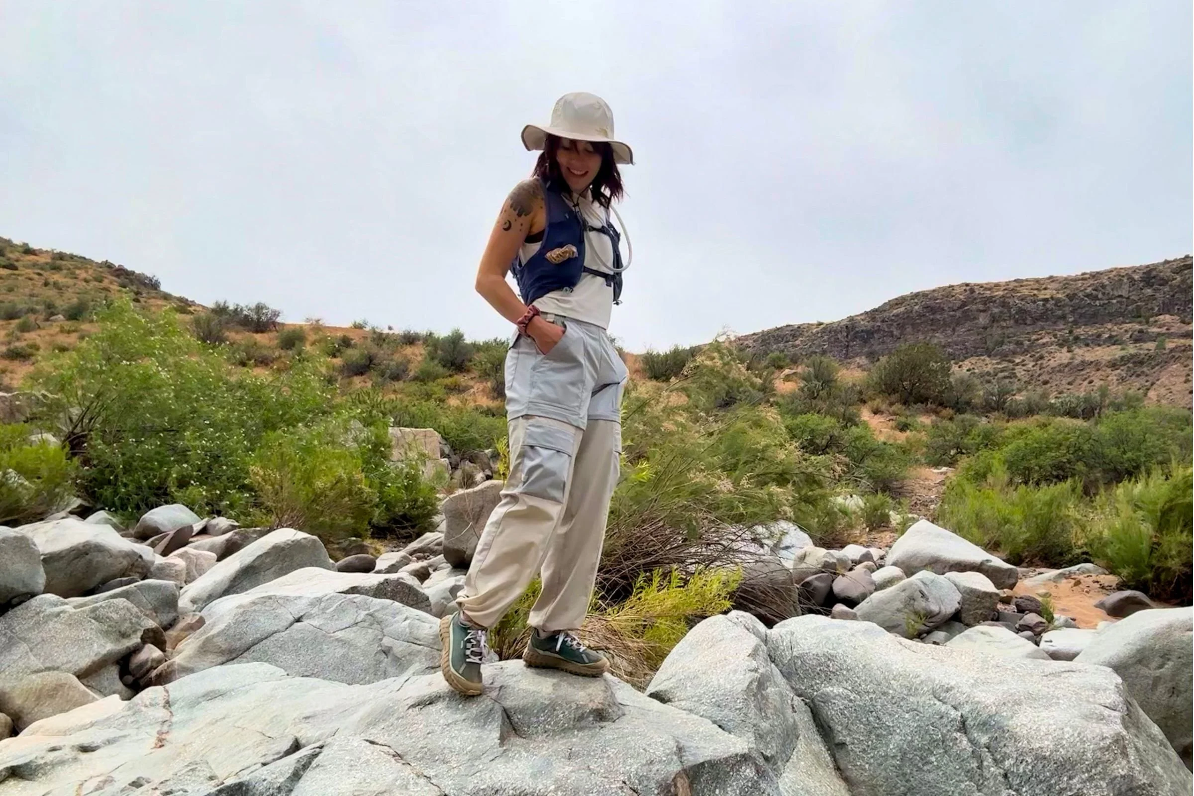 While best for long trail runs, we also found the Nathan VaporAiress to work well for carrying water, a jacket, snacks, and other small items on a day hike.