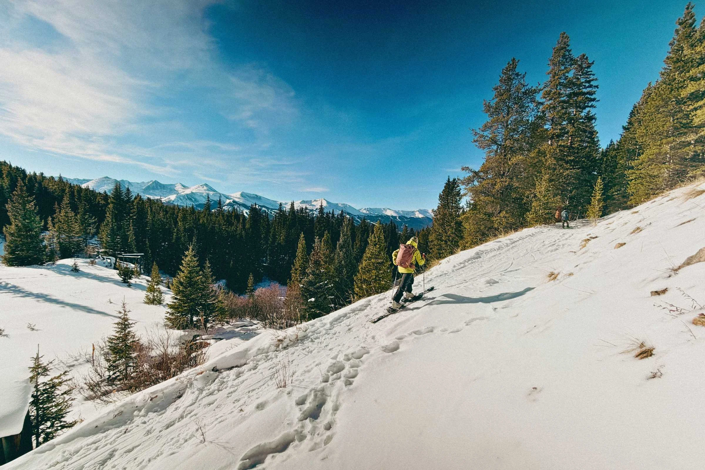 We love the breathability the Cloudchaser offers for backcountry ski touring. Photo credit: Jacob Callaghan