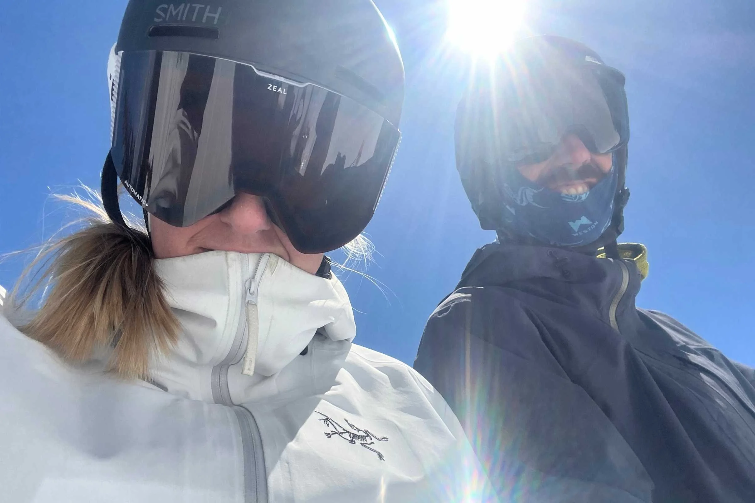 The Zeal Lookout goggles have Observation Deck Technology, which slants the goggle lens down to improve field of view.