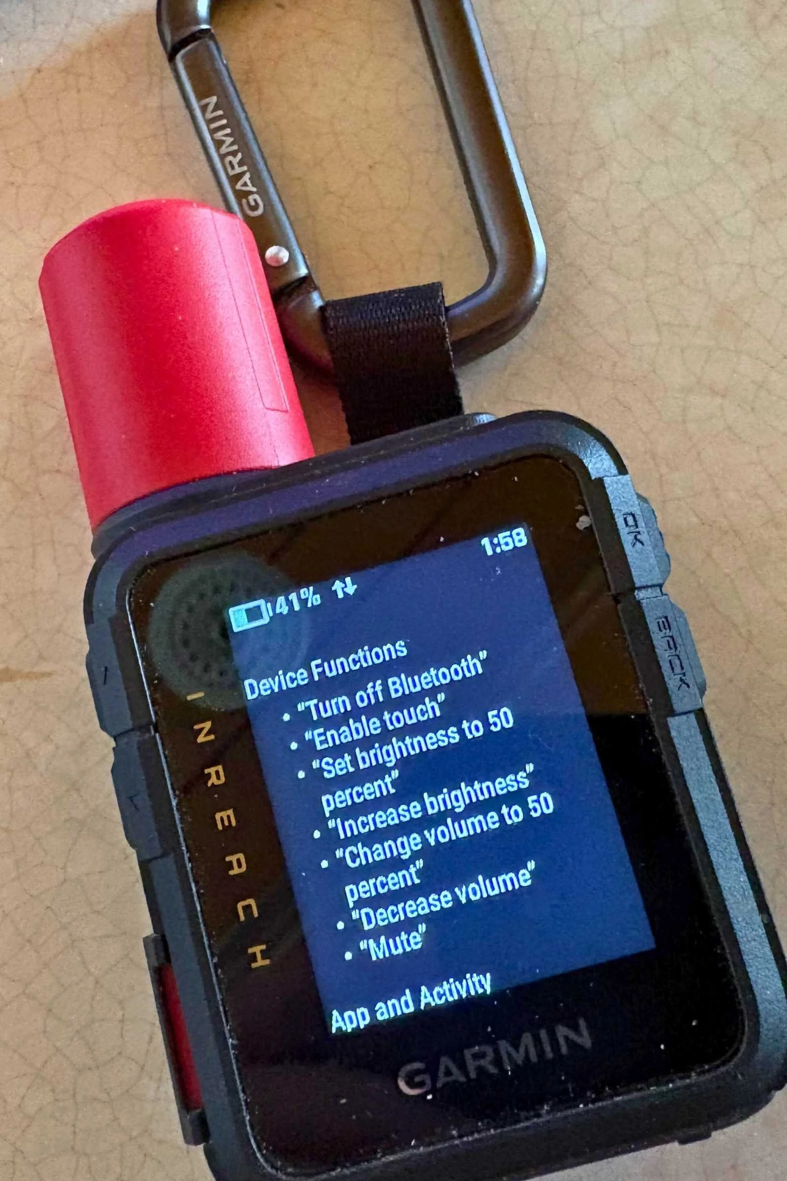 The Garmin inReach Mini  3 Plus has features found on no other handheld GPS satellite communication device, such as voice command.  (Dean Krakel Special to Treeline Review)