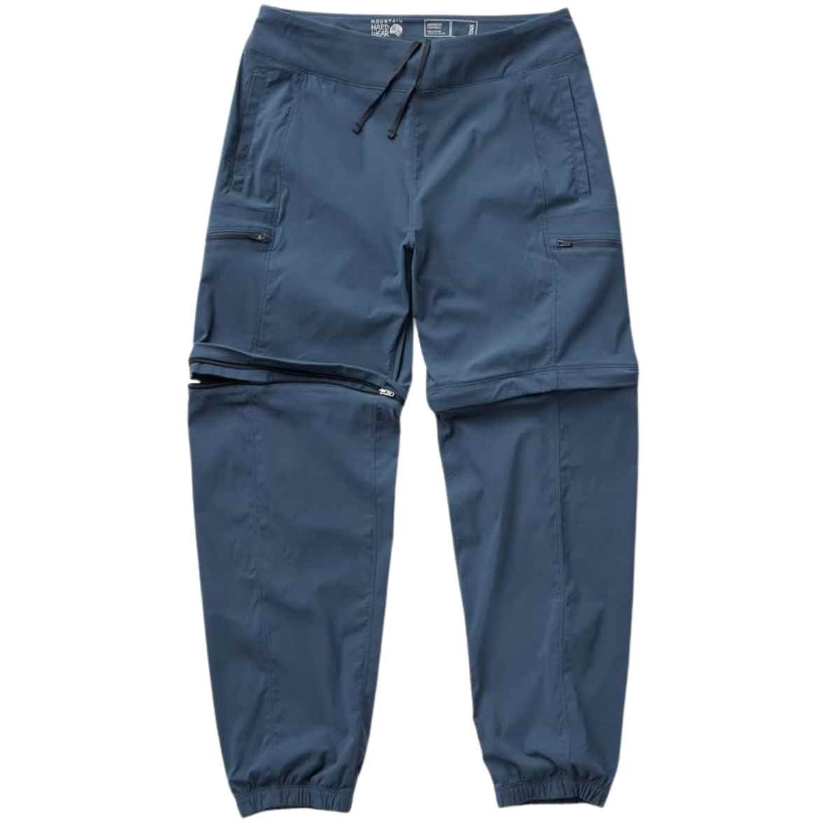 Mountain Hardwear Dynama Convertible Pant in medium navy blue color