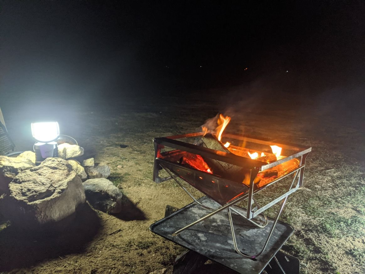 HyCell Compact DEL Camping deux dans une torche et lanterne Dimmer Noir Rouge Bleu 